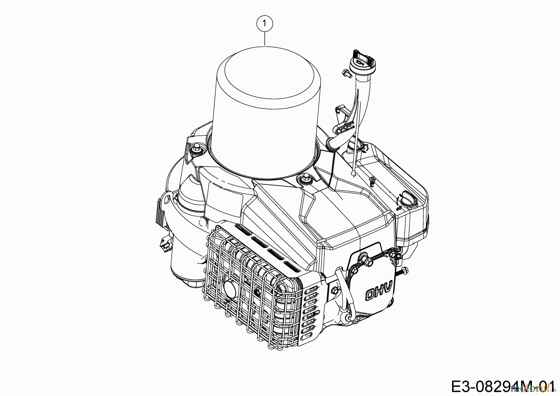  Cub Cadet Lawn tractors LR1 MS76 13B726JD603 (2022) Engine