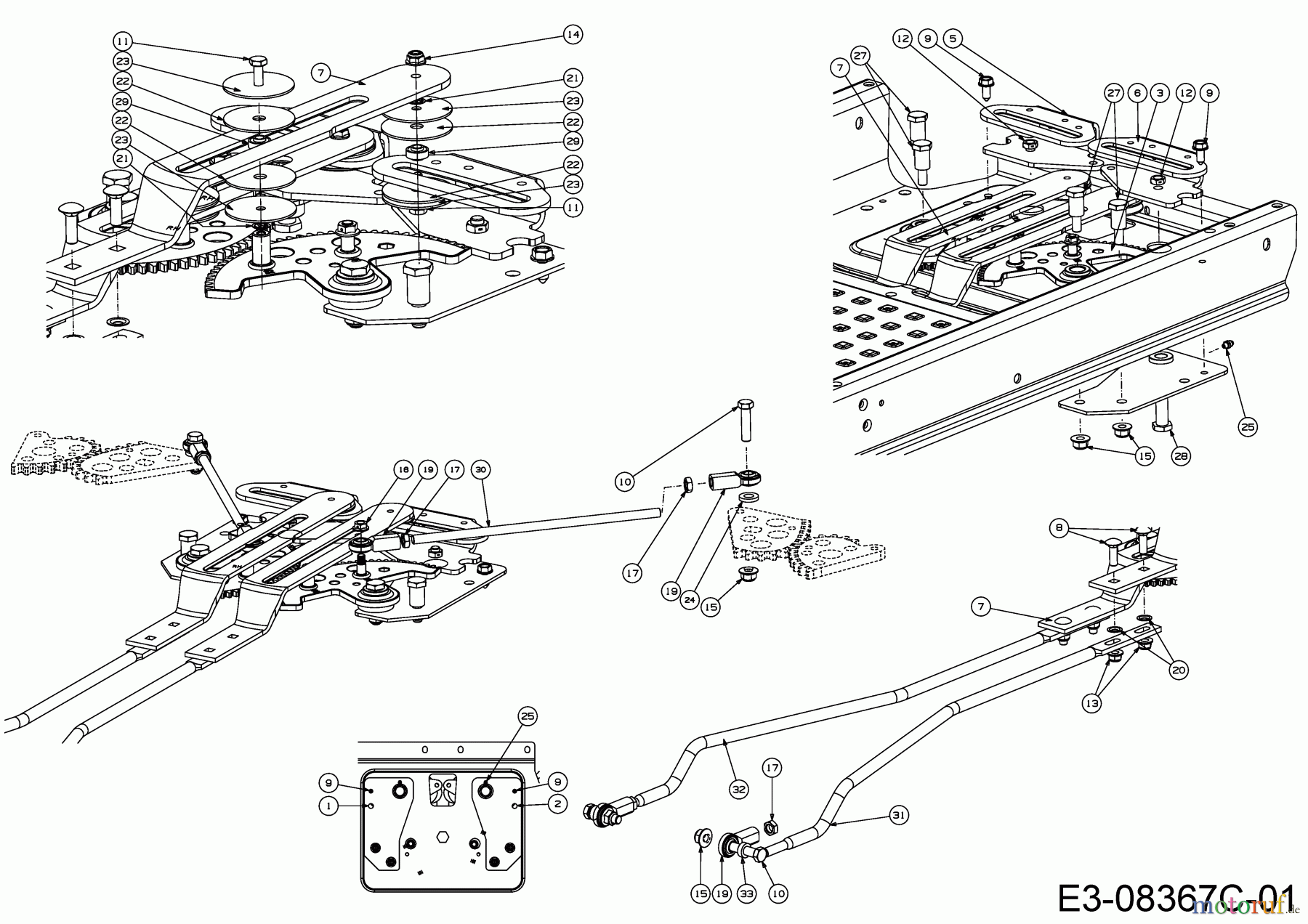 Cub Cadet Zero Turn XZ2 107I 17BWCBYS603 (2021) Steering