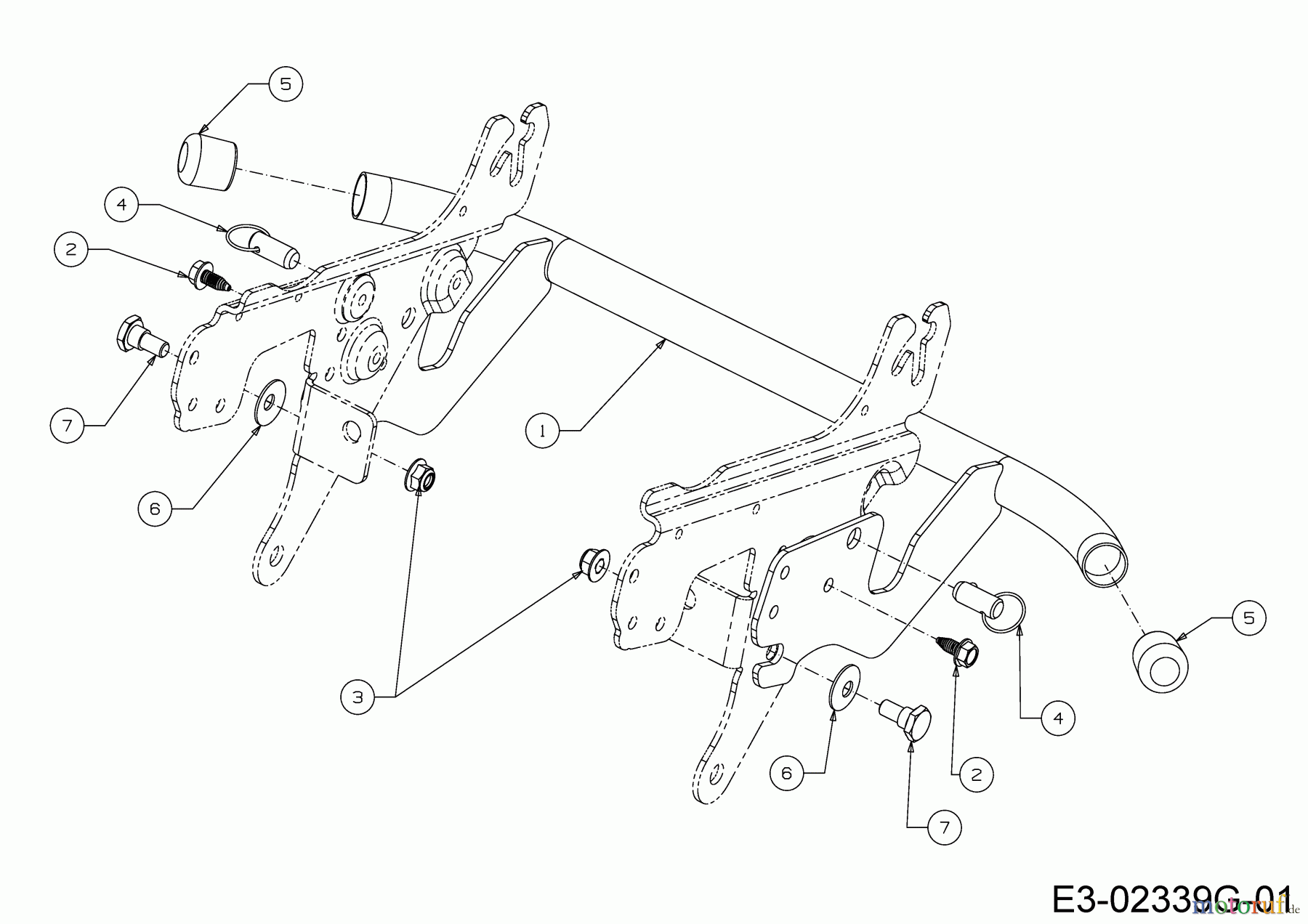 Wolf-Garten Lawn tractors A 92 H 13AH71RE650 (2020) Bumper