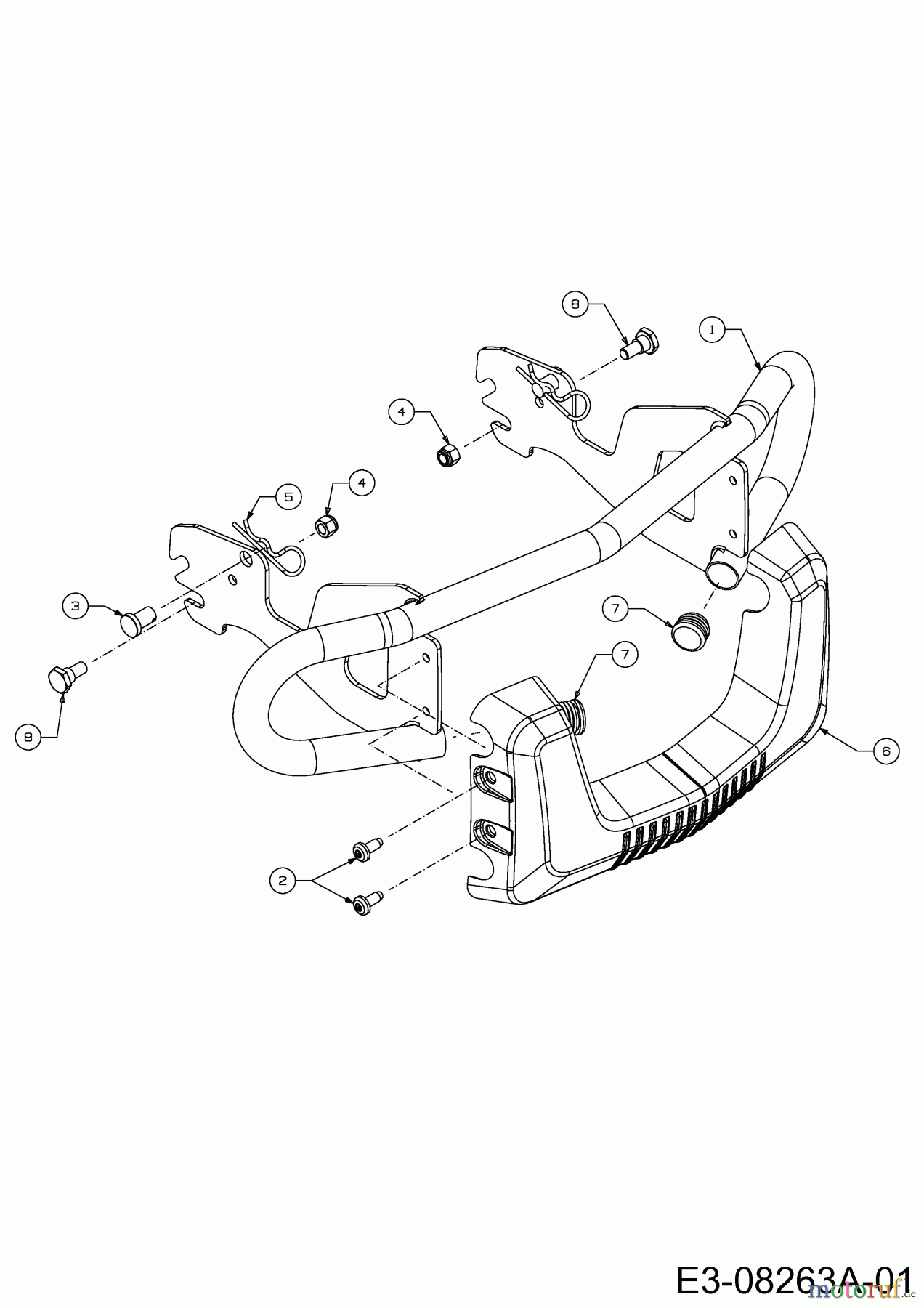 Wolf-Garten Lawn tractors Expert 107.180 H 13AG93WG650 (2014) Bumper