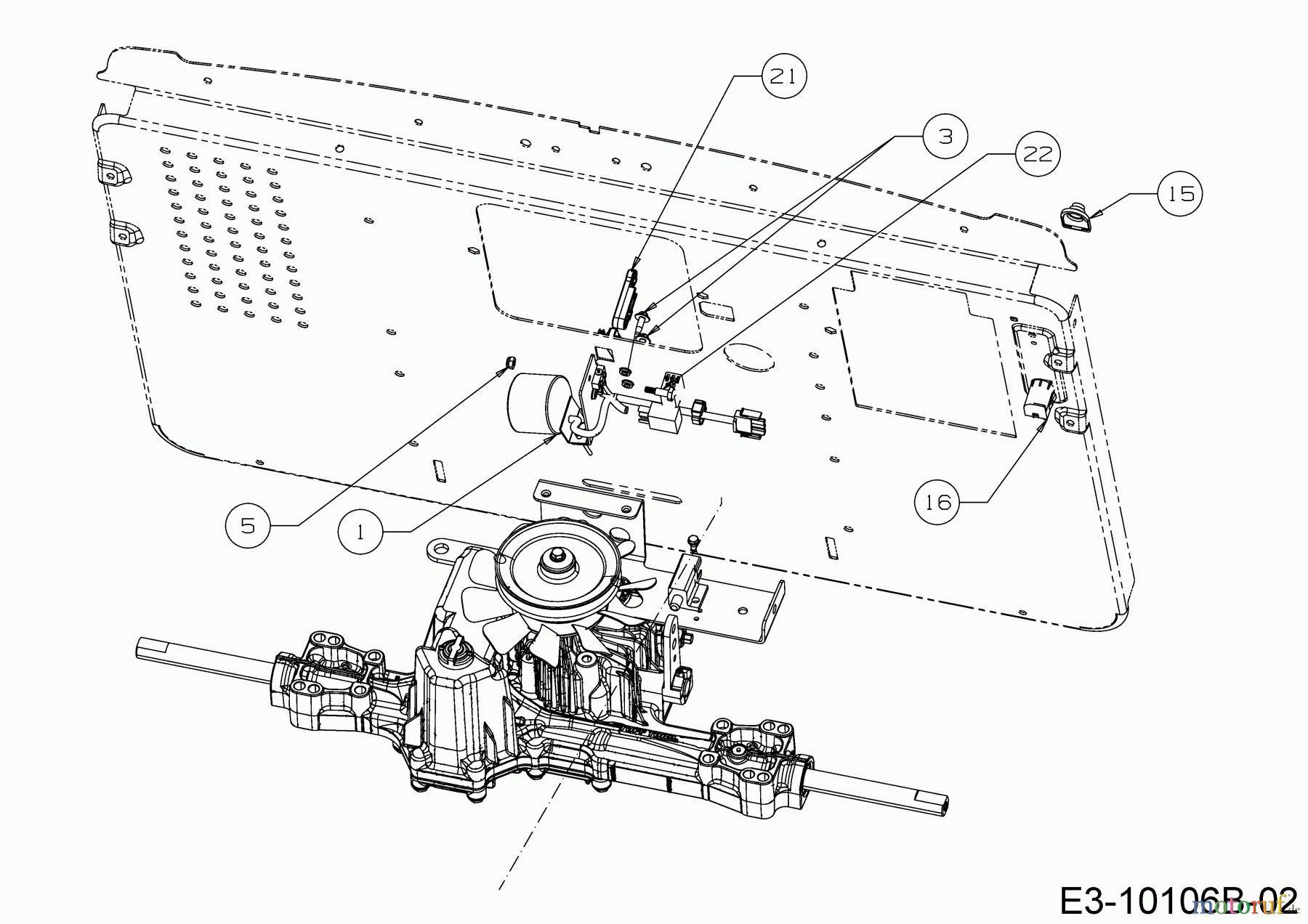  Wolf-Garten Lawn tractors 95.165 H 13CDA1VB650  (2018) Fill Indicator