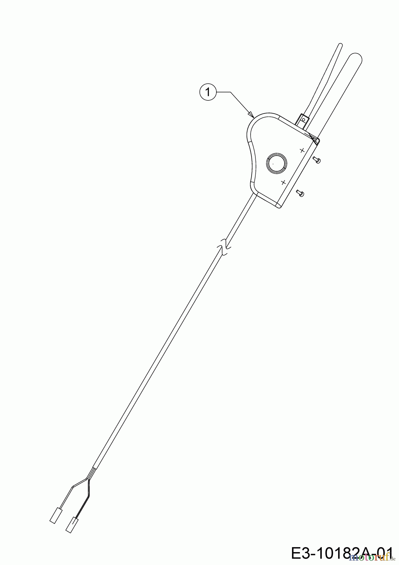  Wolf-Garten Electric mower Expert 34 E 18CWF1S-C50  (2016) Switch