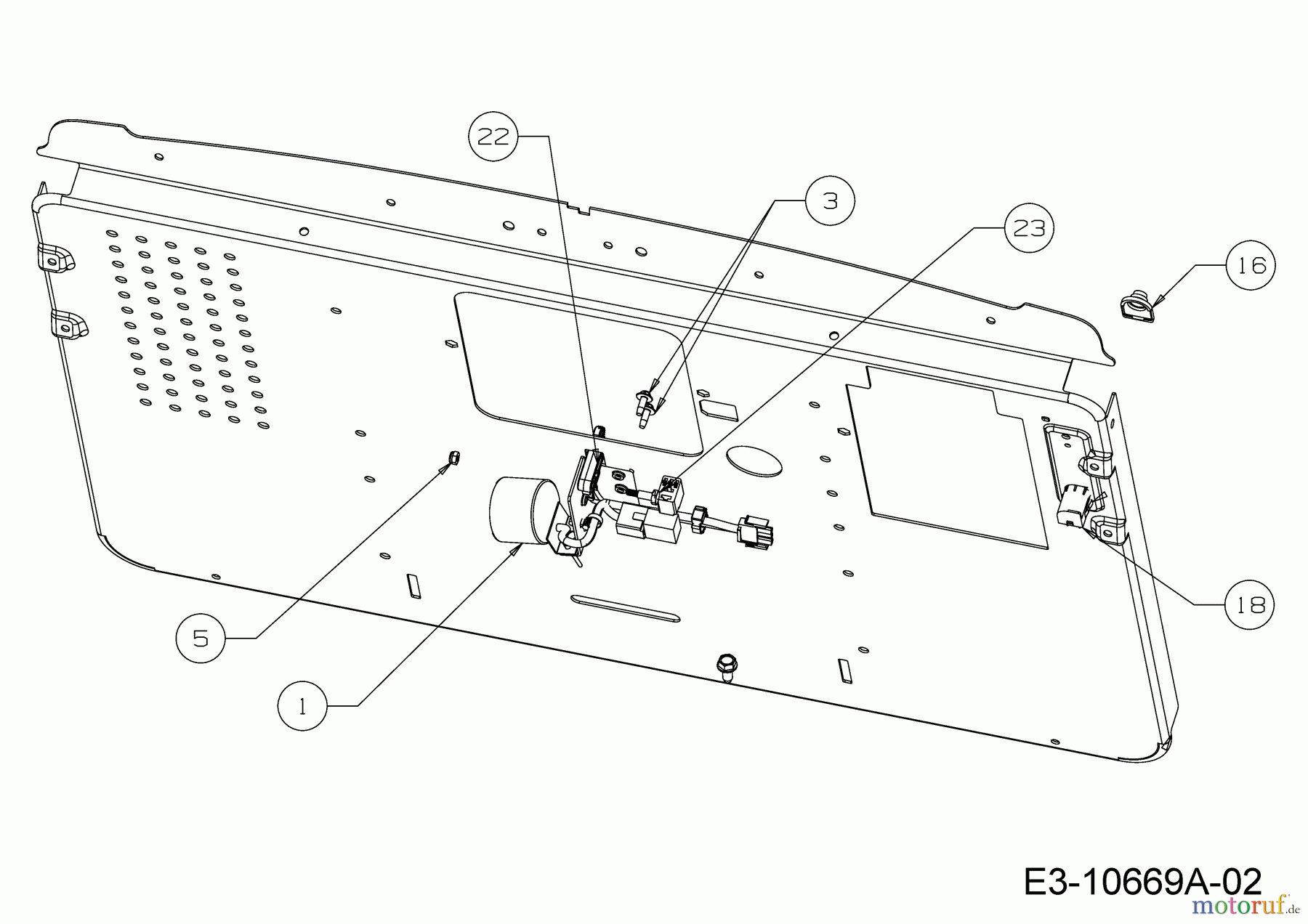  Wolf-Garten Lawn tractors 106.220 HP 13QAA1VR650  (2019) Fill Indicator