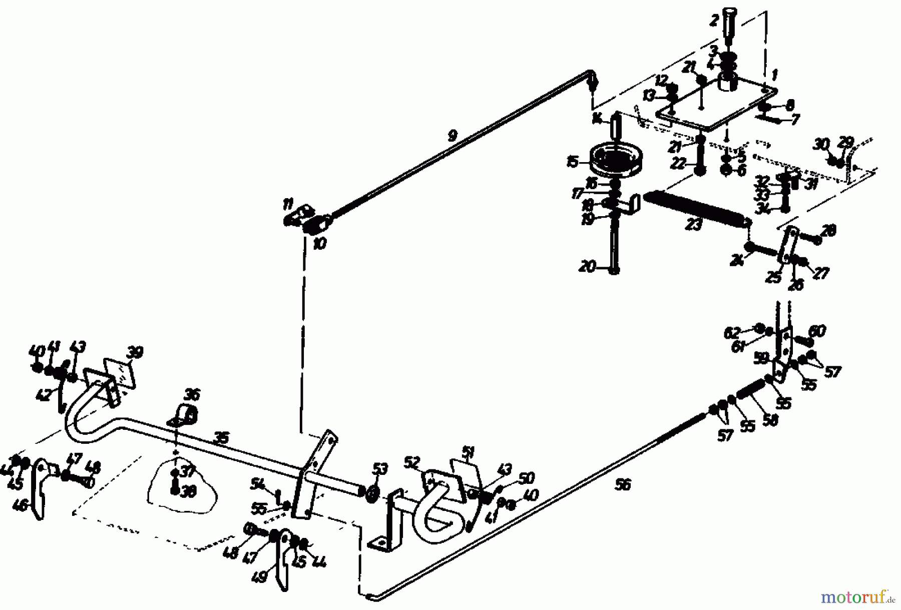  Golf Lawn tractors 170 HD 4 02840.02  (1989) Pedals