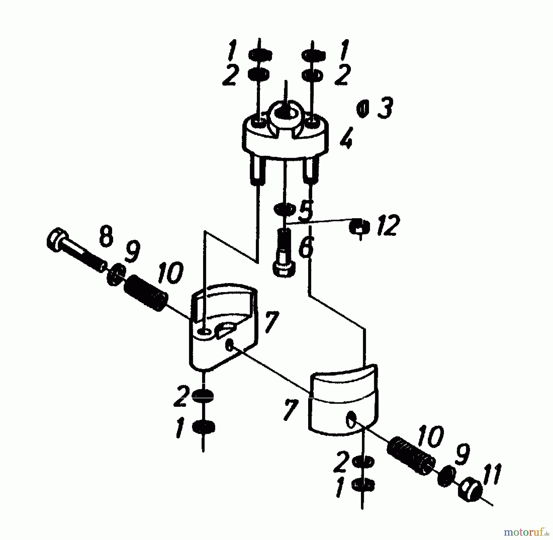  Gutbrod Cutter bar mower BM 100-2/G 07507.01  (1989) Clutch