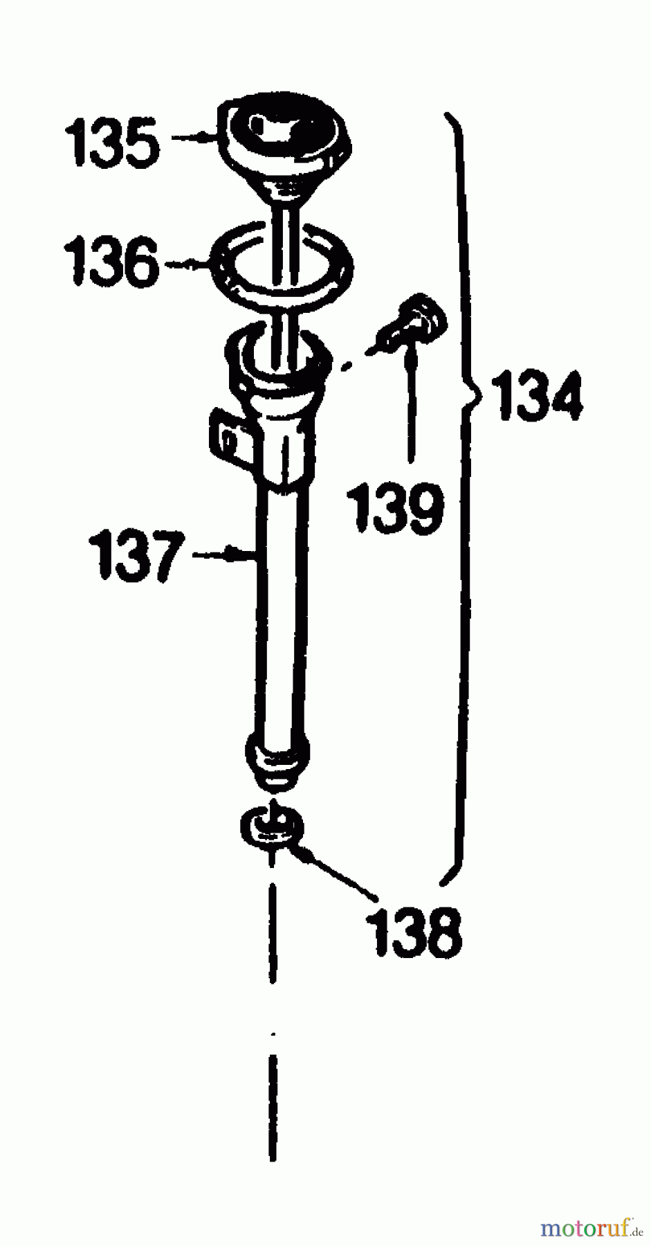  Golf Electric mower HE 02881.04  (1990) Dipstick