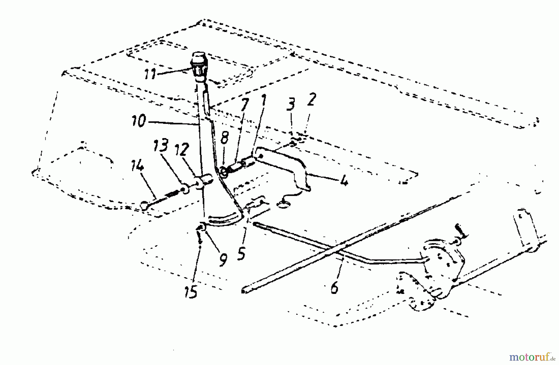 Columbia Lawn tractors 112/960 N 131-650F626 (1991) Shift lever