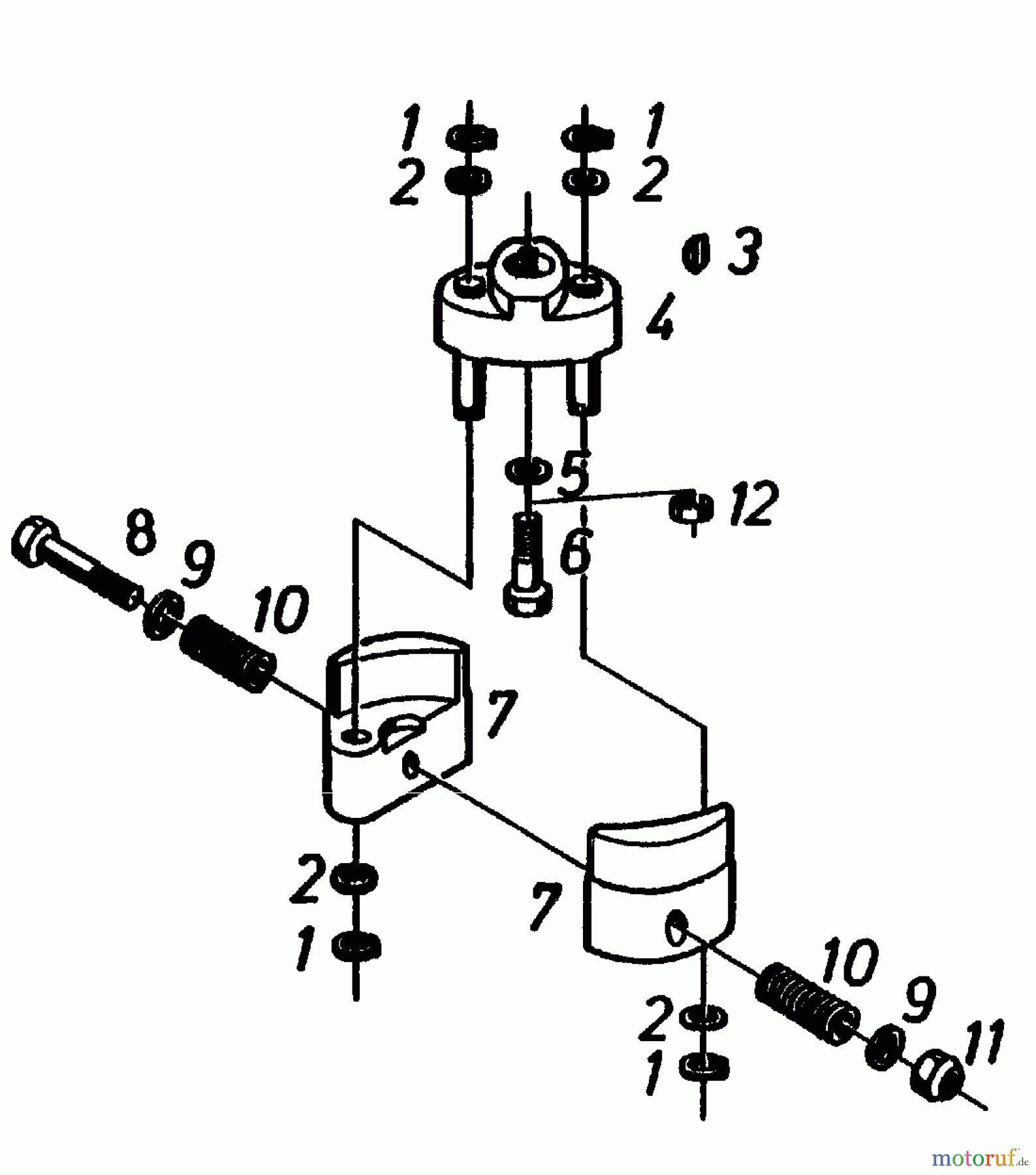  Gutbrod Cutter bar mower BM 100-2/G 07507.01  (1992) Clutch