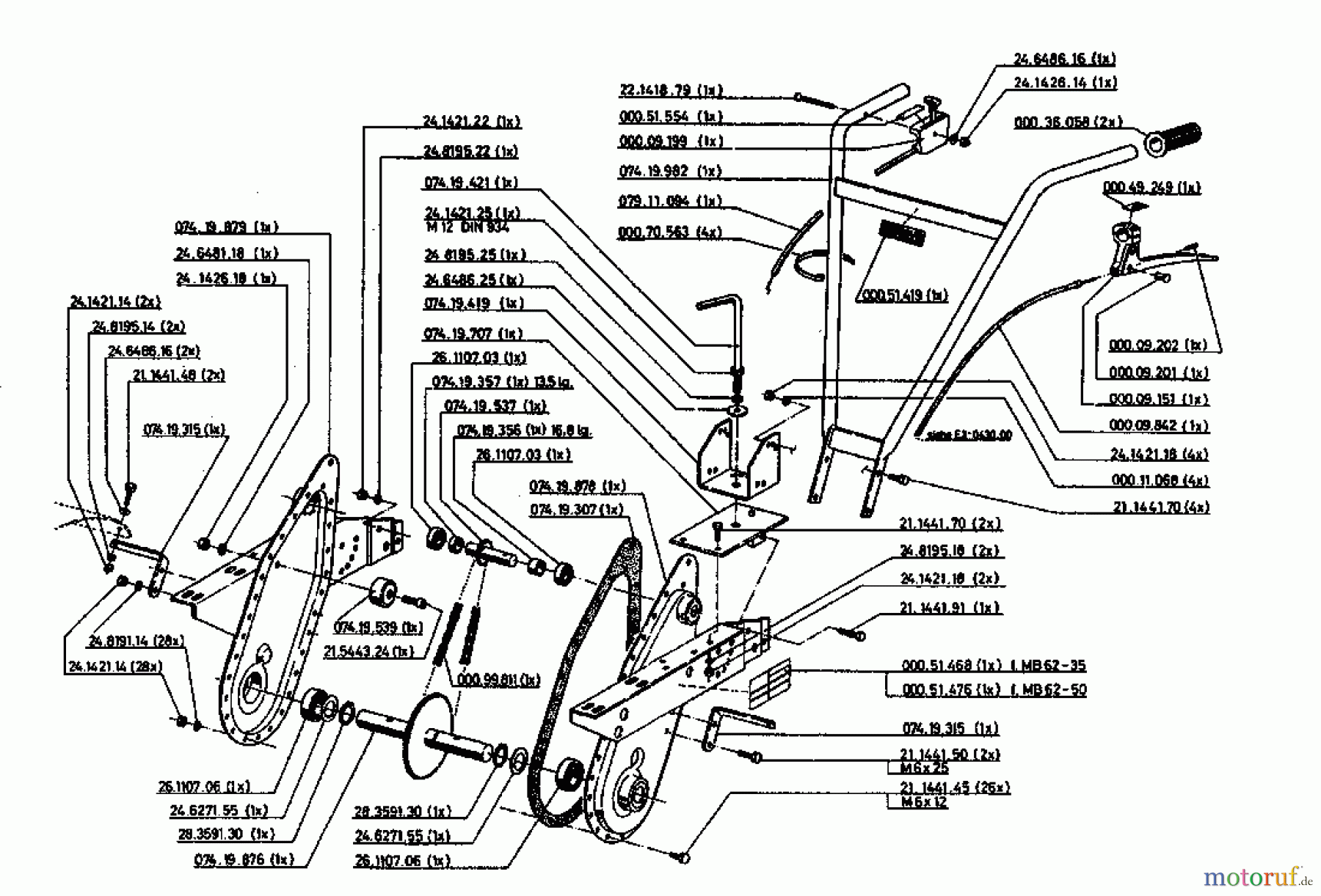  Gutbrod Tillers MB 62-35 07518.01  (1994) Basic machine