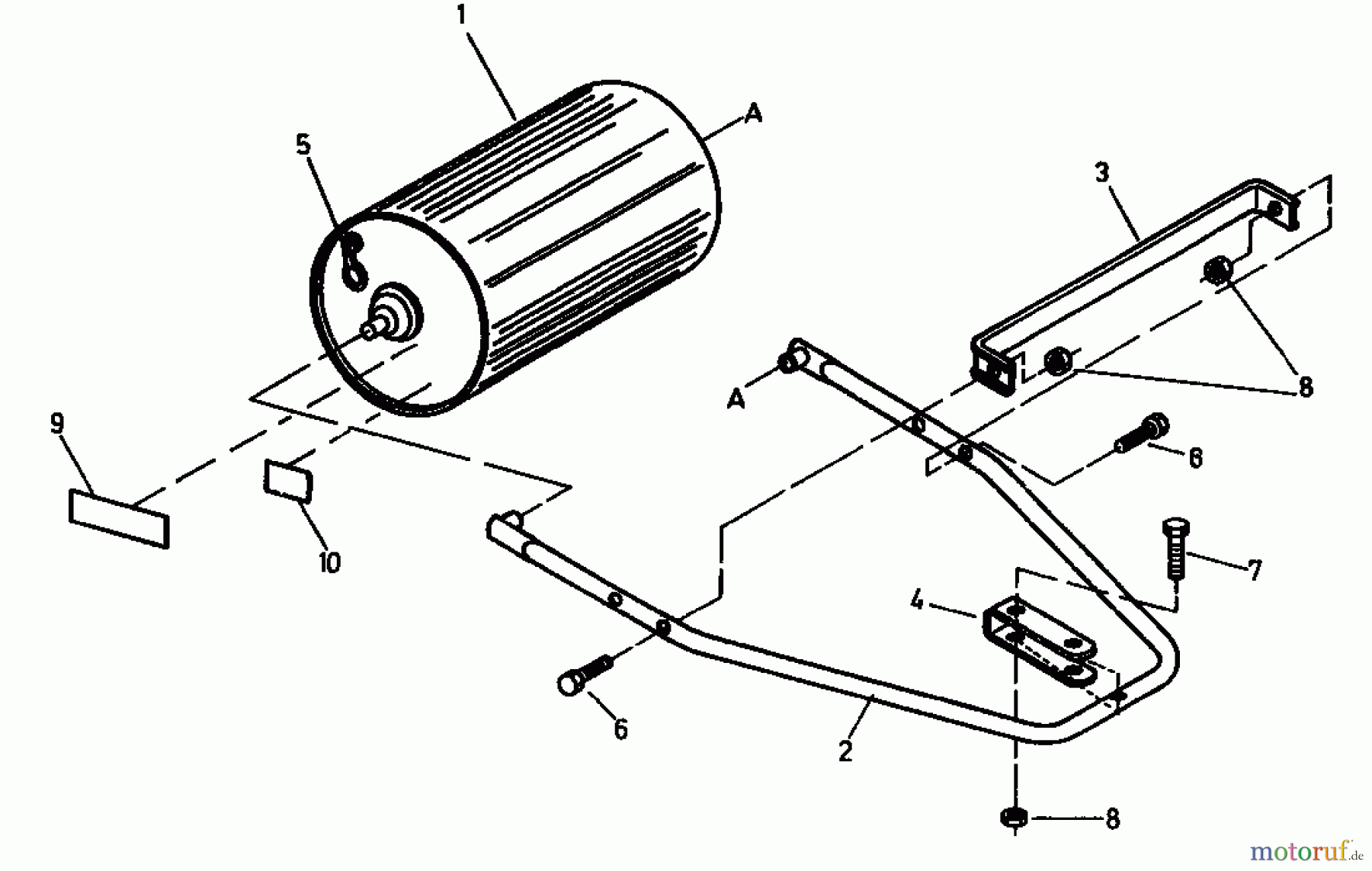 MTD Accessories Accessories garden and lawn tractors Roller RW 65 04012.06 (1994) Basic machine