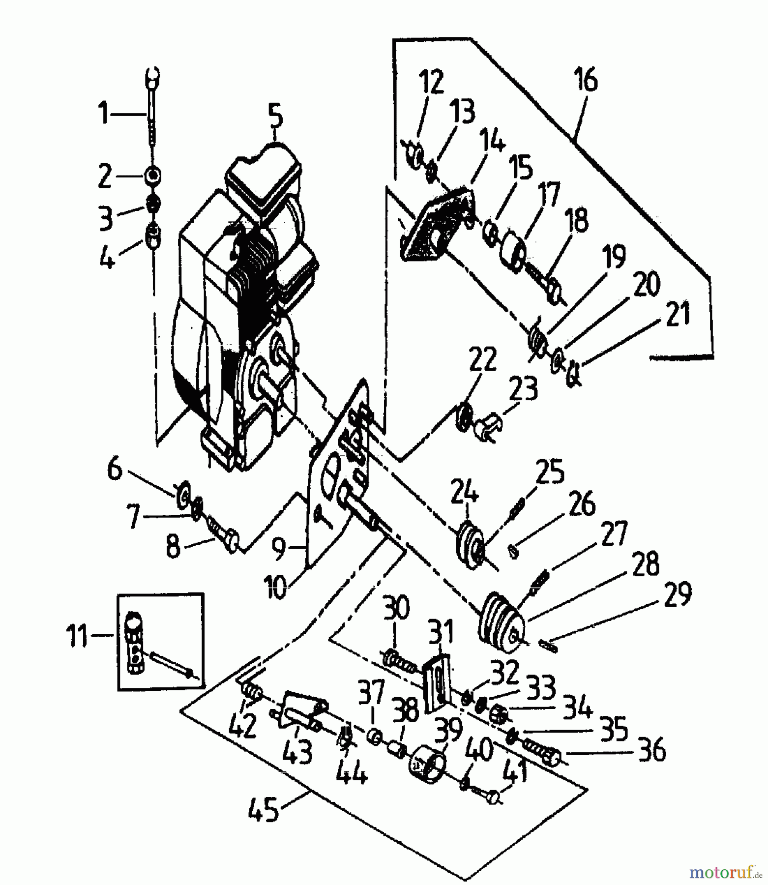 Gutbrod Tillers MK 90-50 07520.02 (1995) Engine