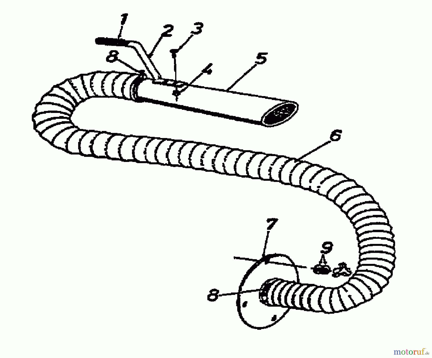  MTD Leaf blower, Blower vac 685 242-685-678  (1992) Vaccum hose