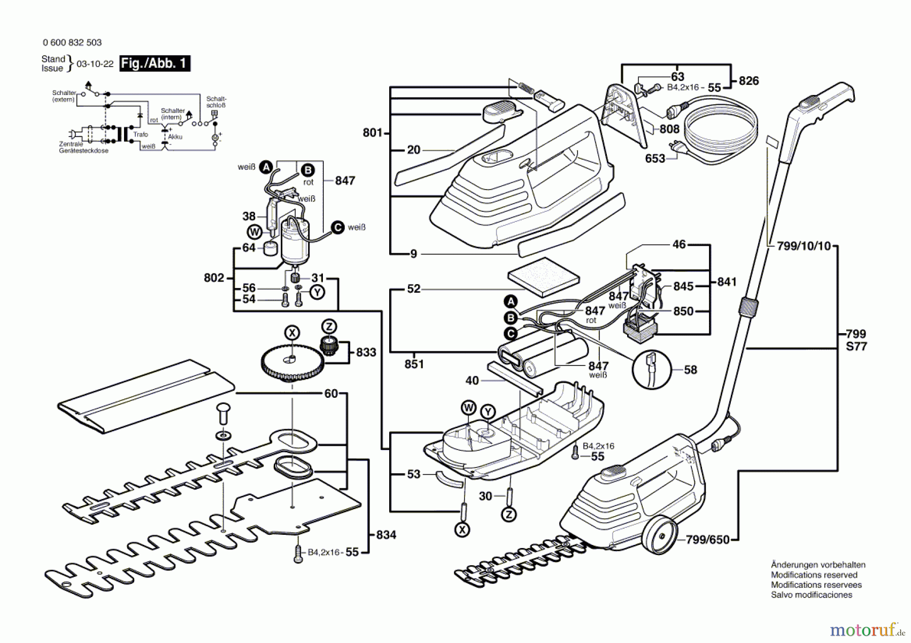  Bosch Gartengeräte Heckenschere AHS 18 ACCU Seite 1