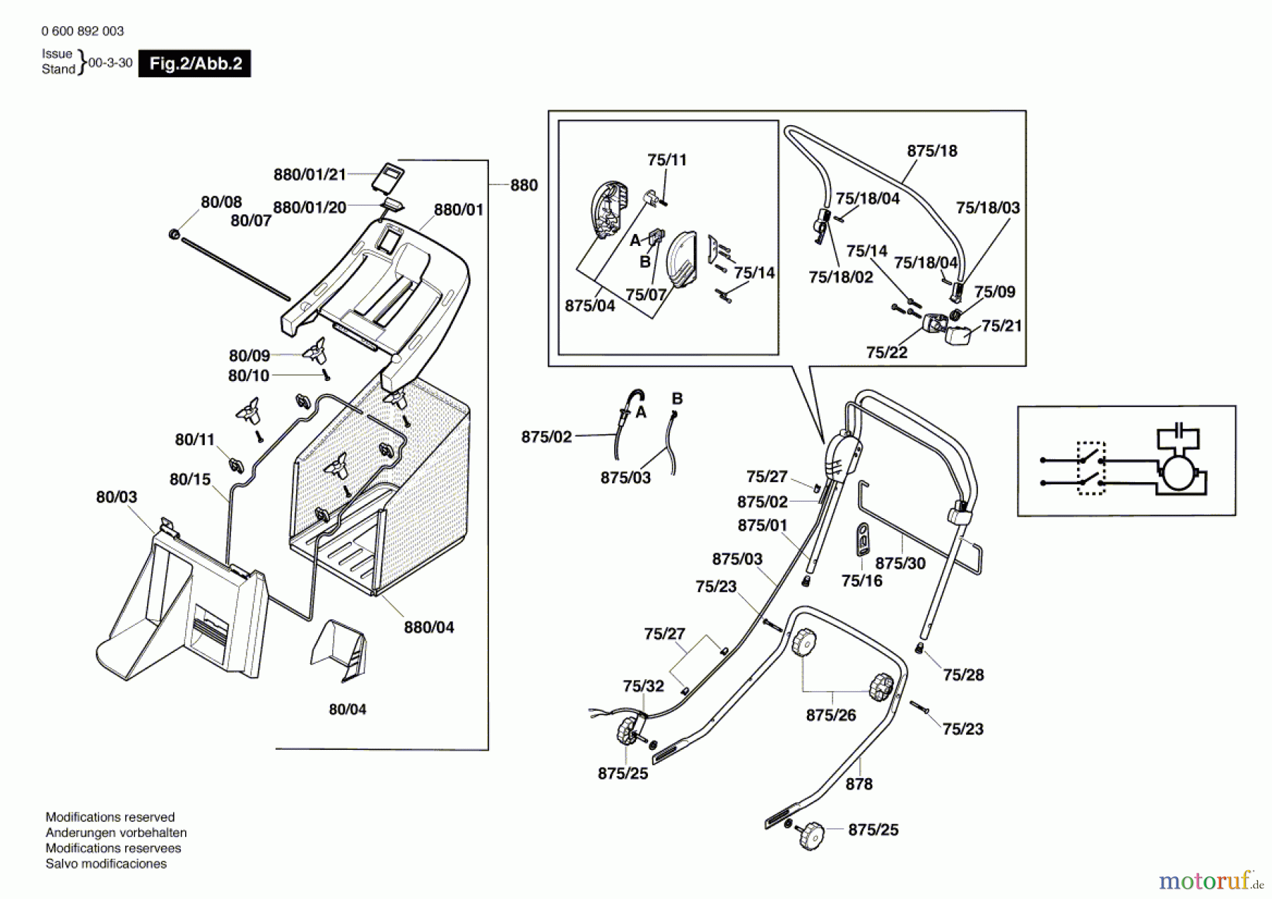  Bosch Gartengeräte Rasenmäher ARM 36 Seite 2