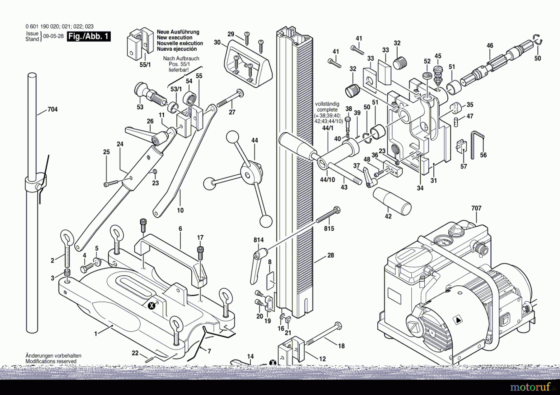 Bosch Werkzeug Bohrständer S 500 Seite 1