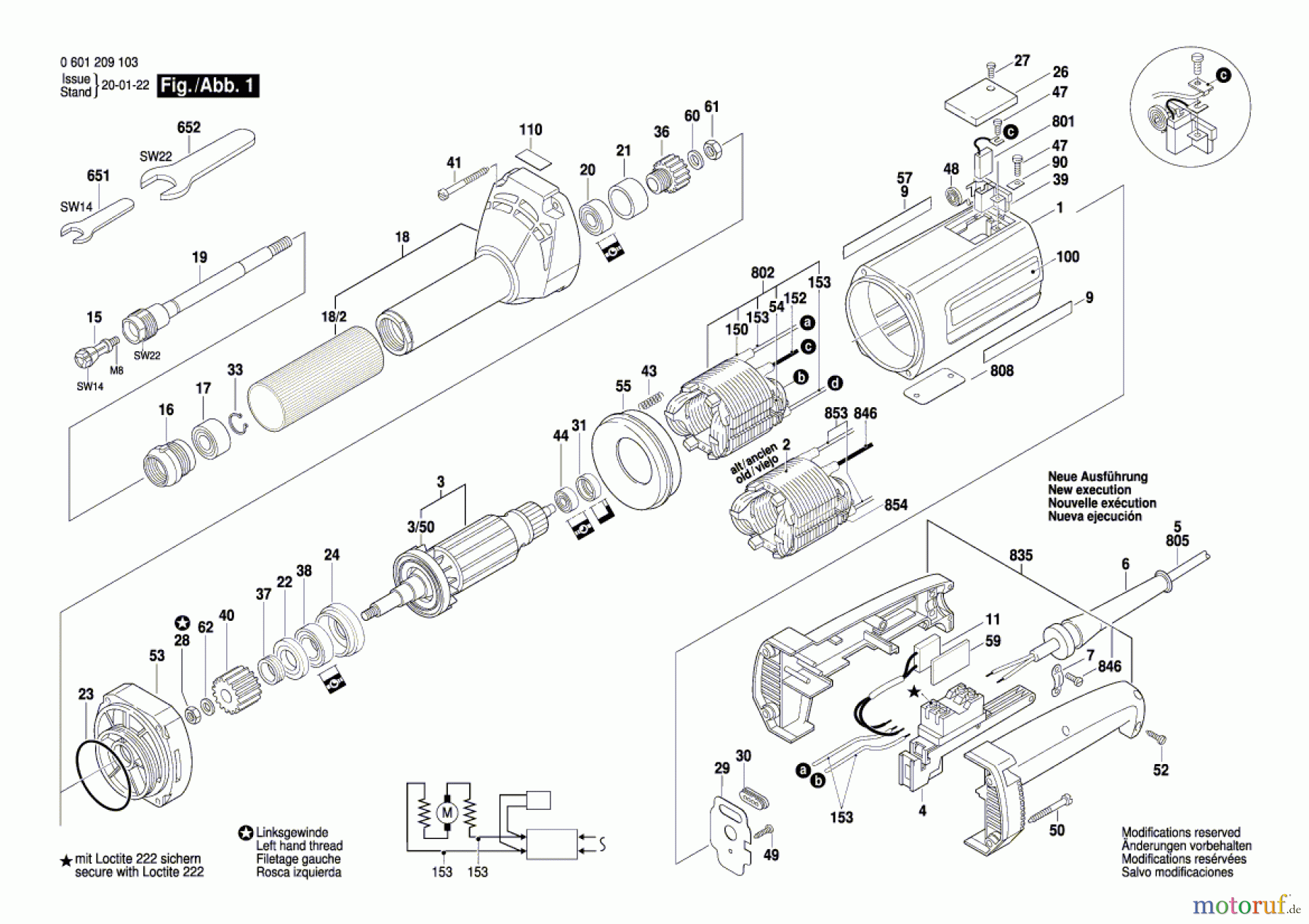  Bosch Werkzeug Geradschleifer GGS 16 Seite 1