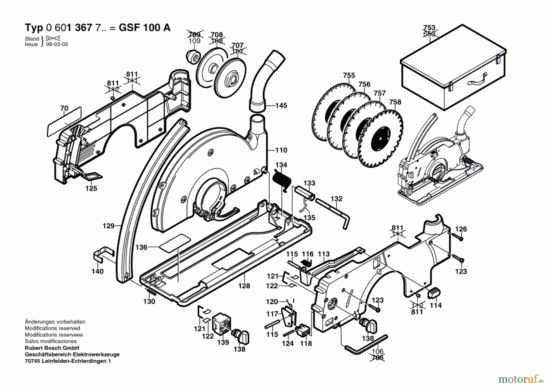 Bosch Werkzeug Schlitzfräse GSF 100 A Seite 2
