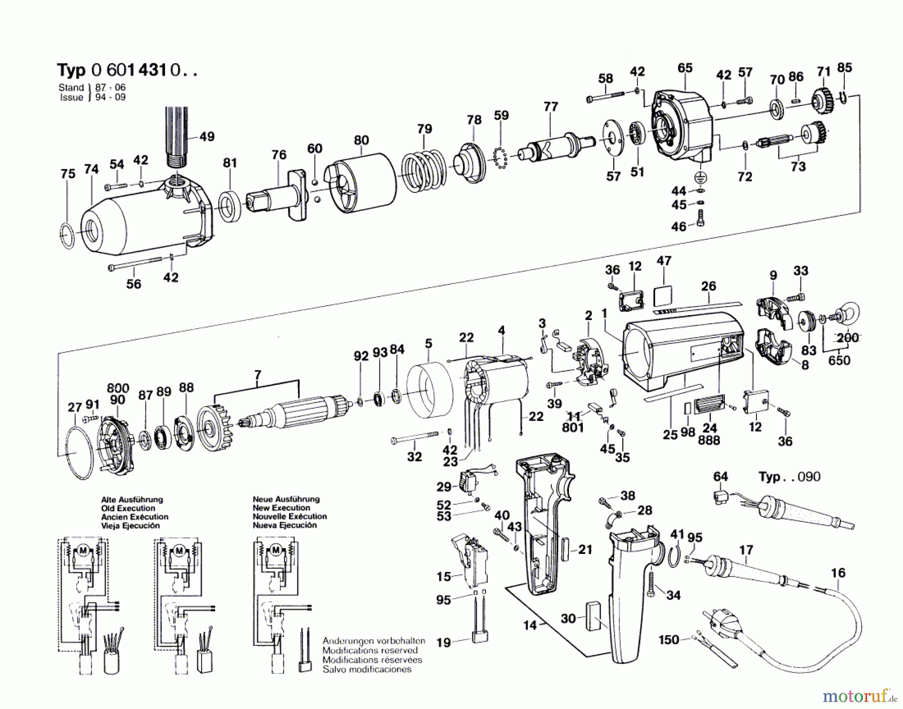  Bosch Werkzeug Gw-Schlagschrauber ---- Seite 1