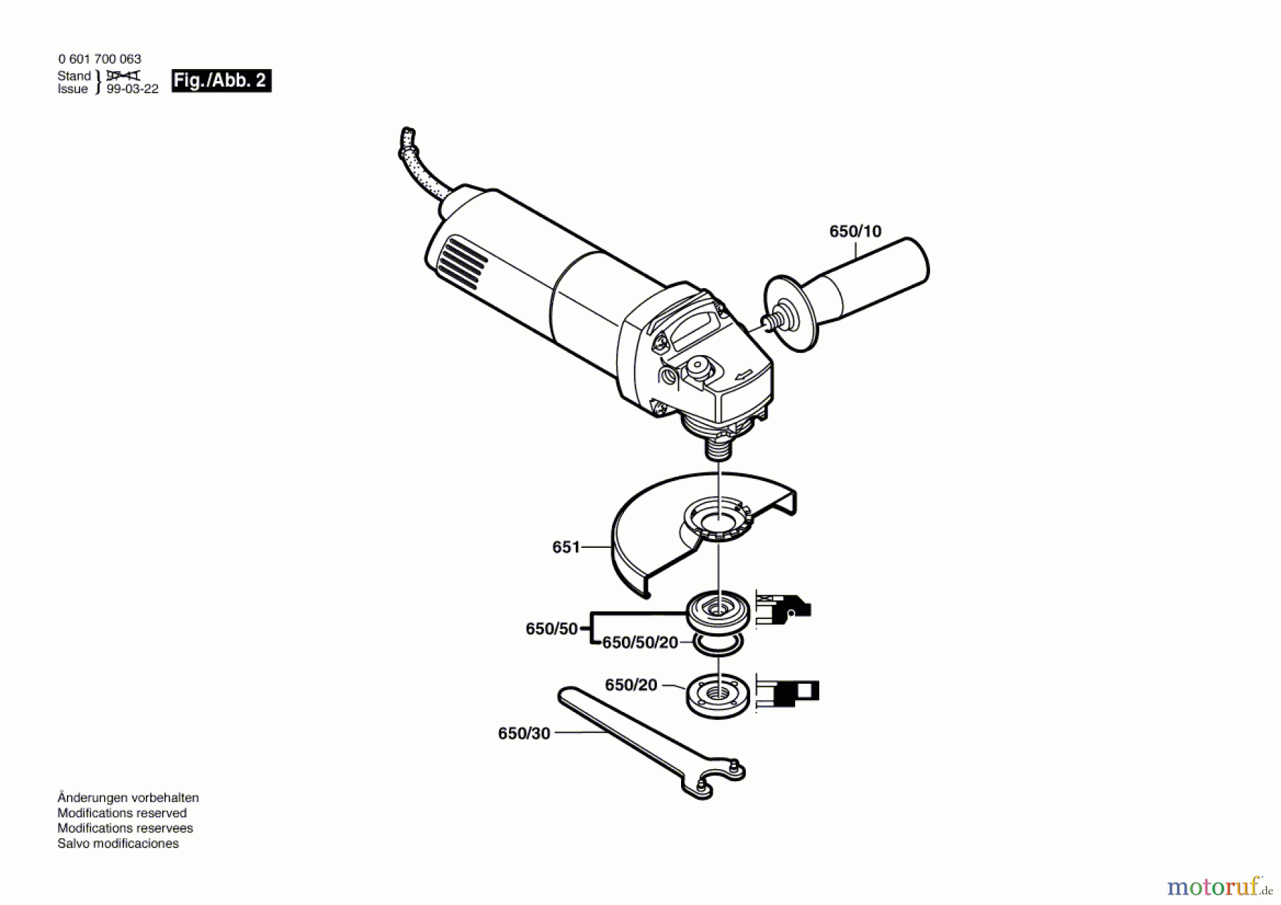  Bosch Werkzeug Winkelschleifer WKS 7-115 Seite 2