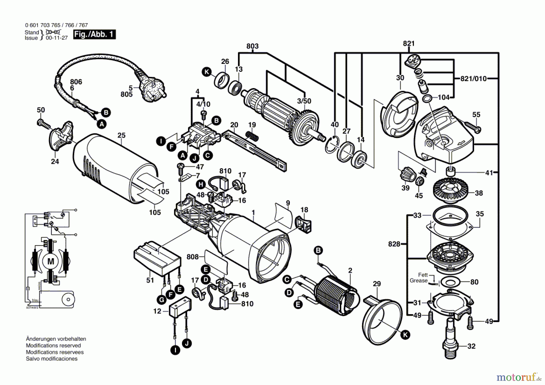  Bosch Werkzeug Winkelschleifer EWS 125-SE Seite 1