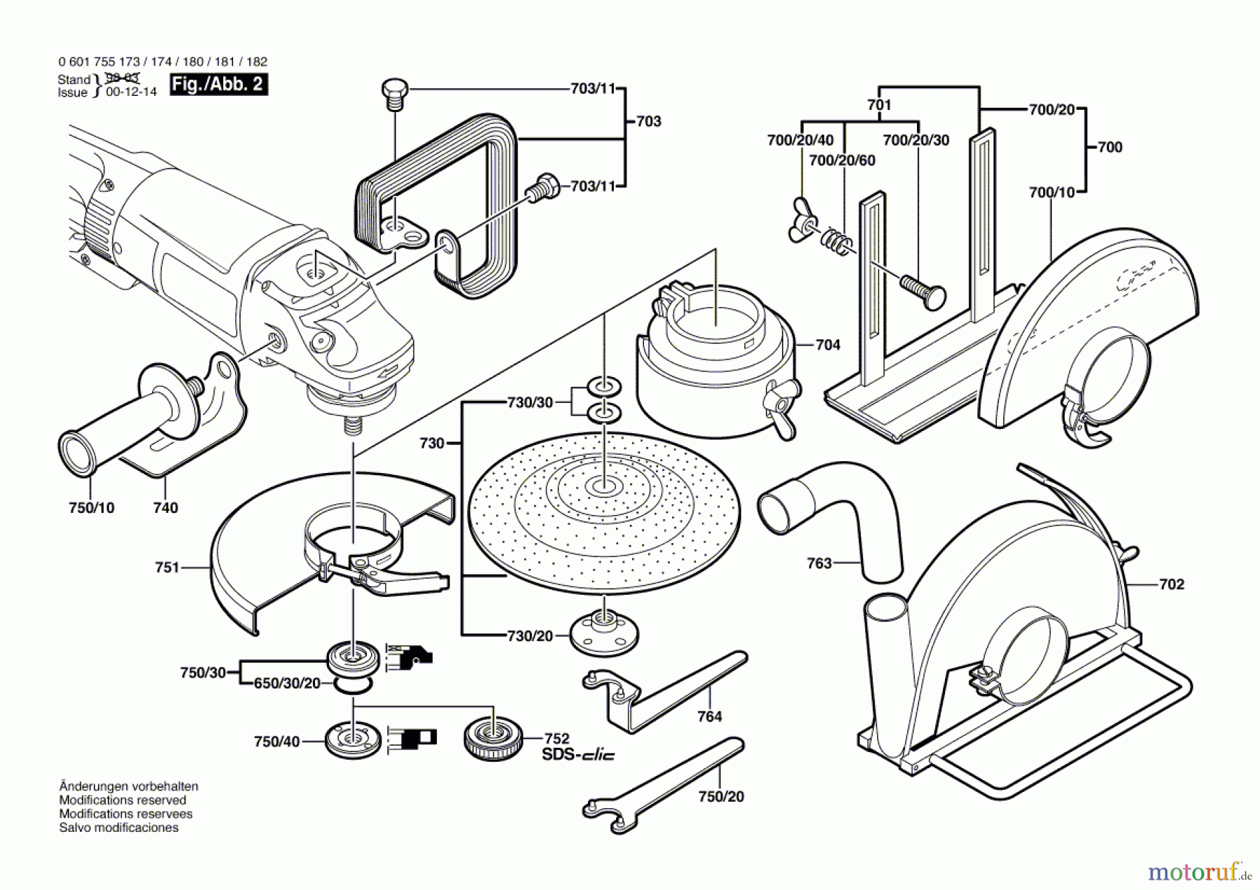  Bosch Werkzeug Winkelschleifer GWS 25-180 Seite 2