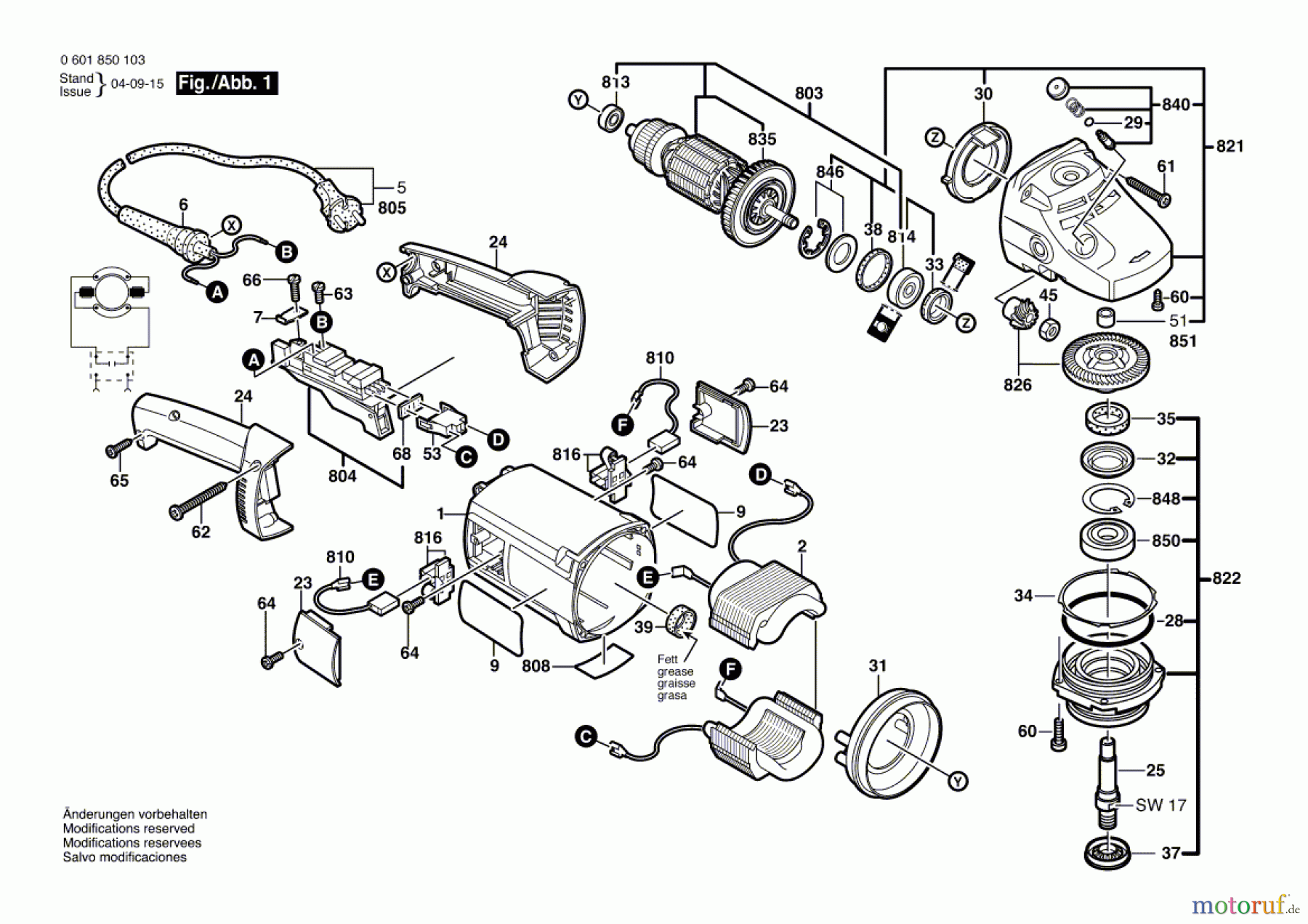 Bosch Werkzeug Winkelschleifer GWS 20-230 H Seite 1