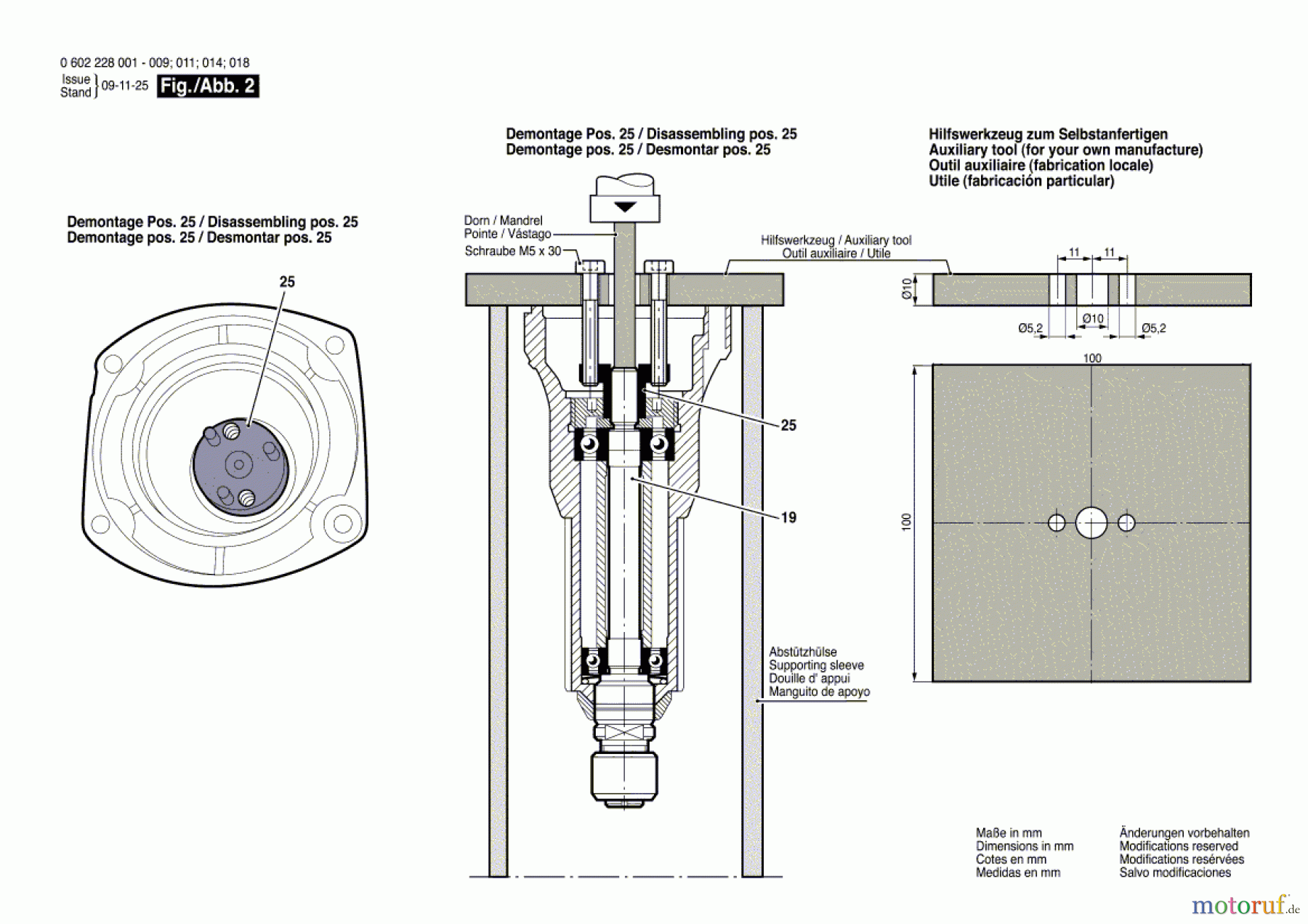  Bosch Werkzeug Geradschleifer ---- Seite 2