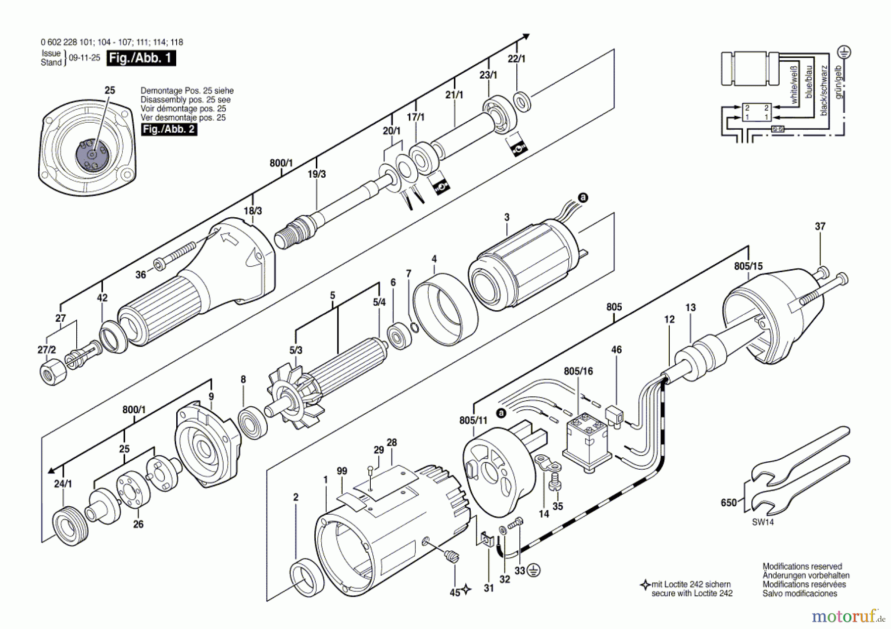  Bosch Werkzeug Hf-Geradschleifer ---- Seite 1