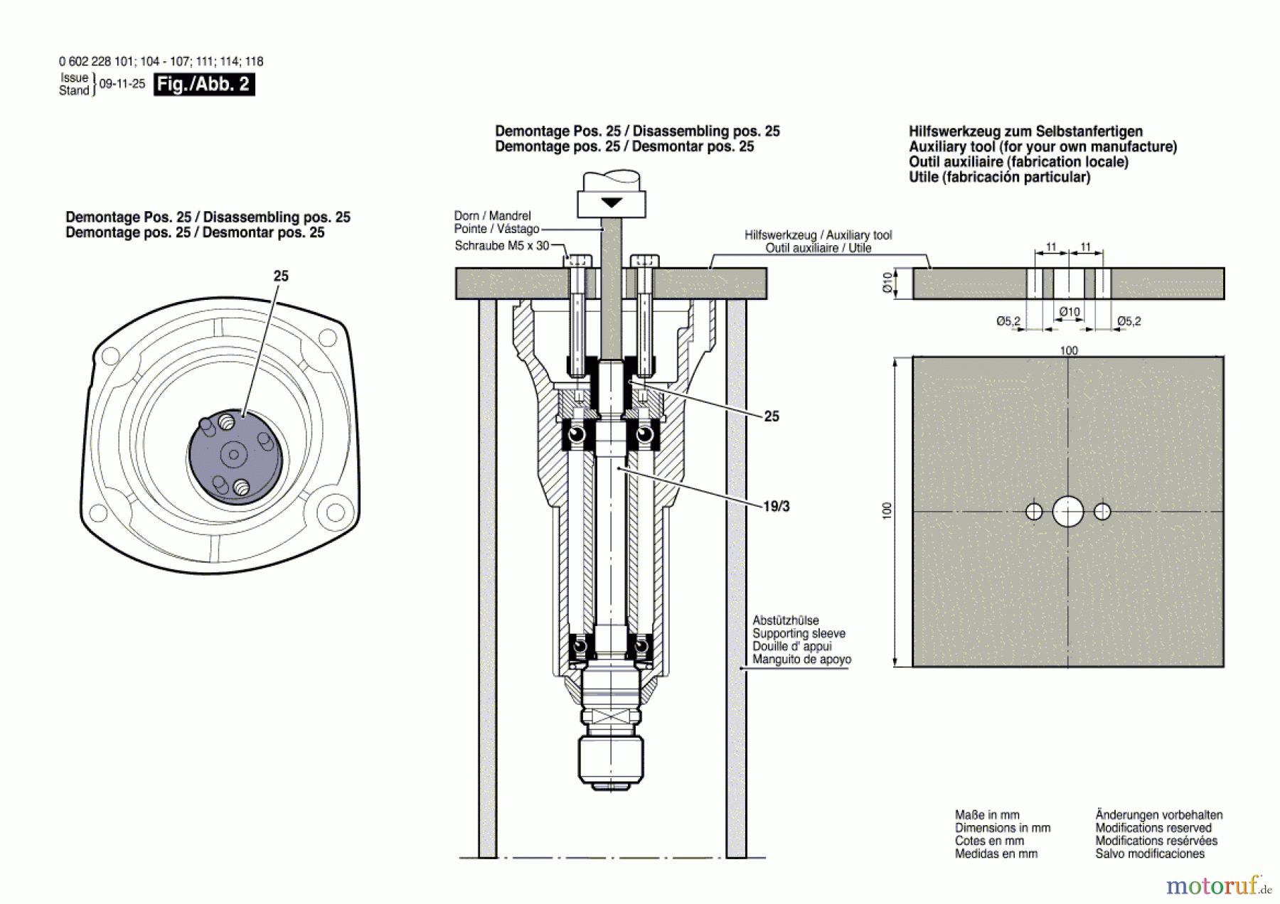  Bosch Werkzeug Hf-Geradschleifer ---- Seite 2