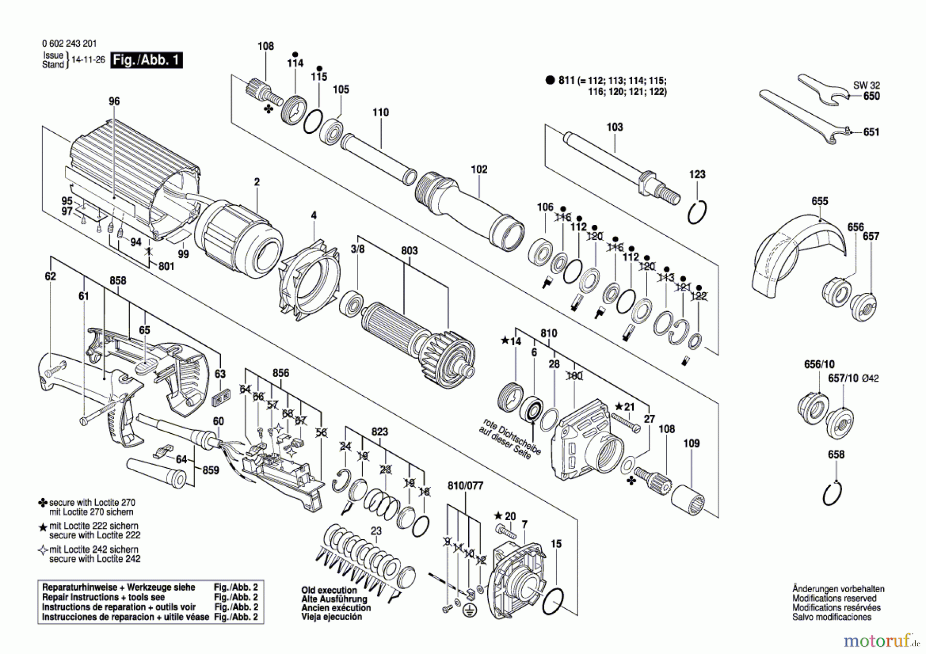  Bosch Werkzeug Hf-Geradschleifer ---- Seite 1