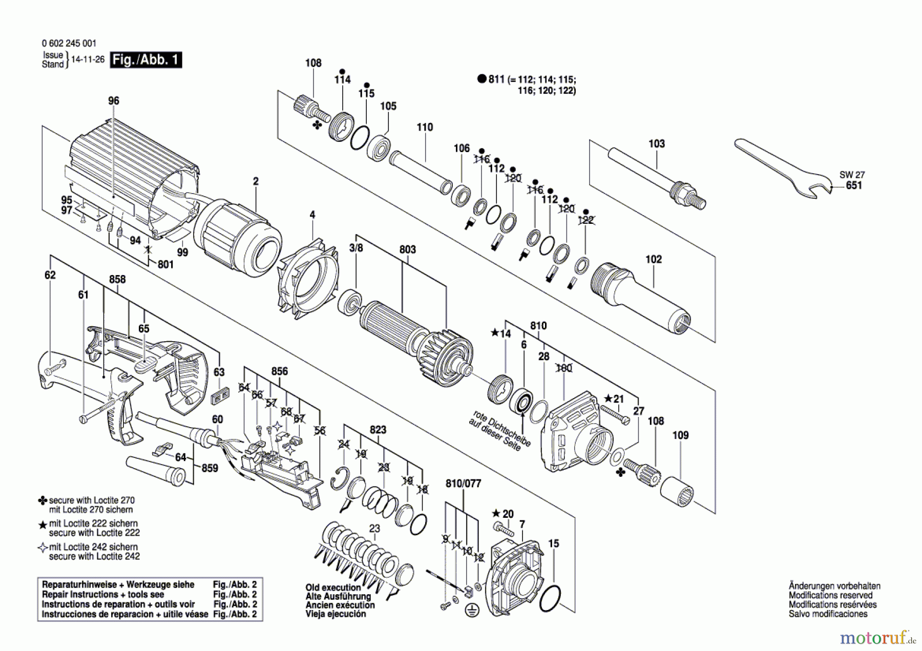  Bosch Werkzeug Hf-Geradschleifer GERADSCHLEIFER ---- Seite 1
