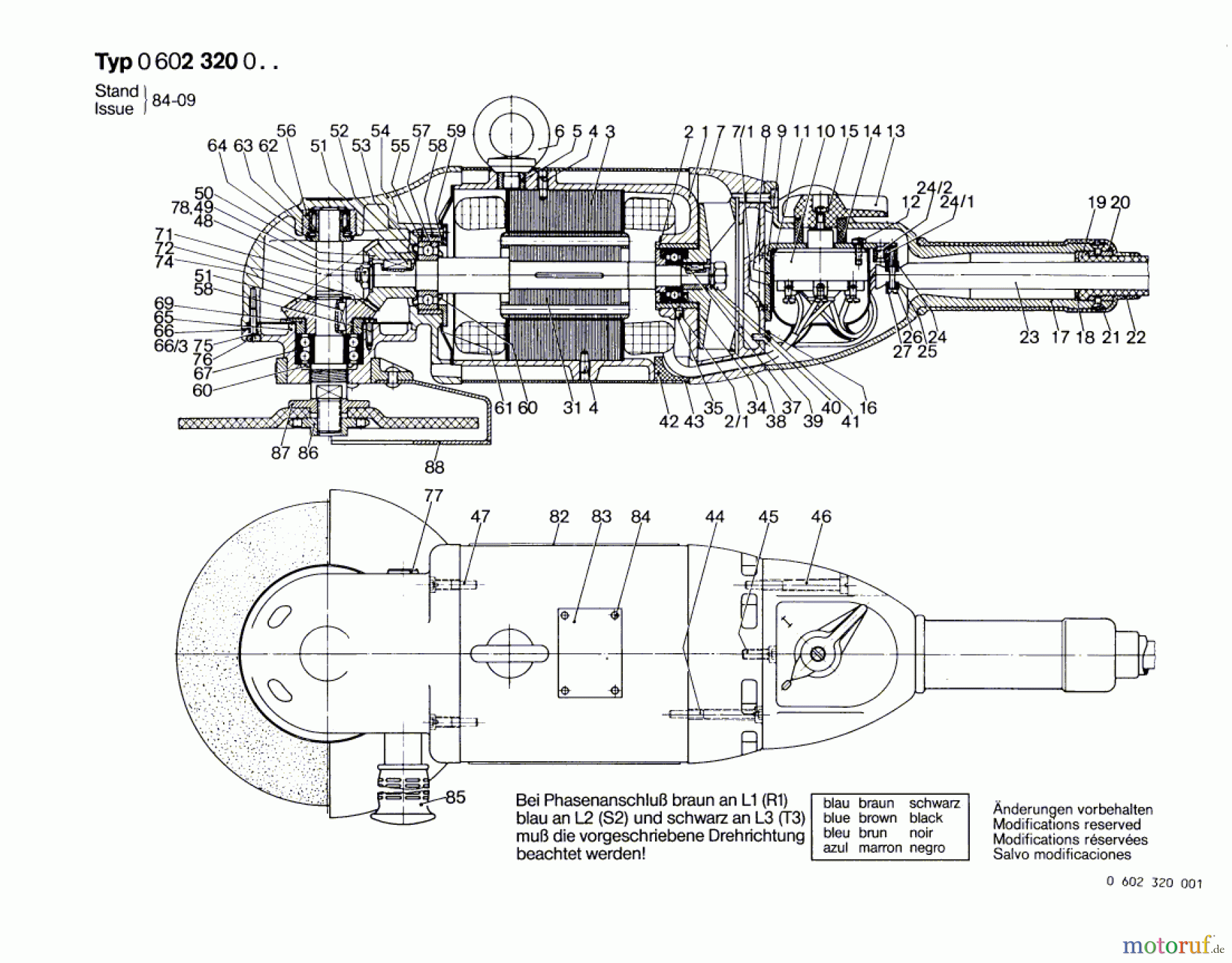  Bosch Werkzeug Hf-Winkelschleifer ---- Seite 1