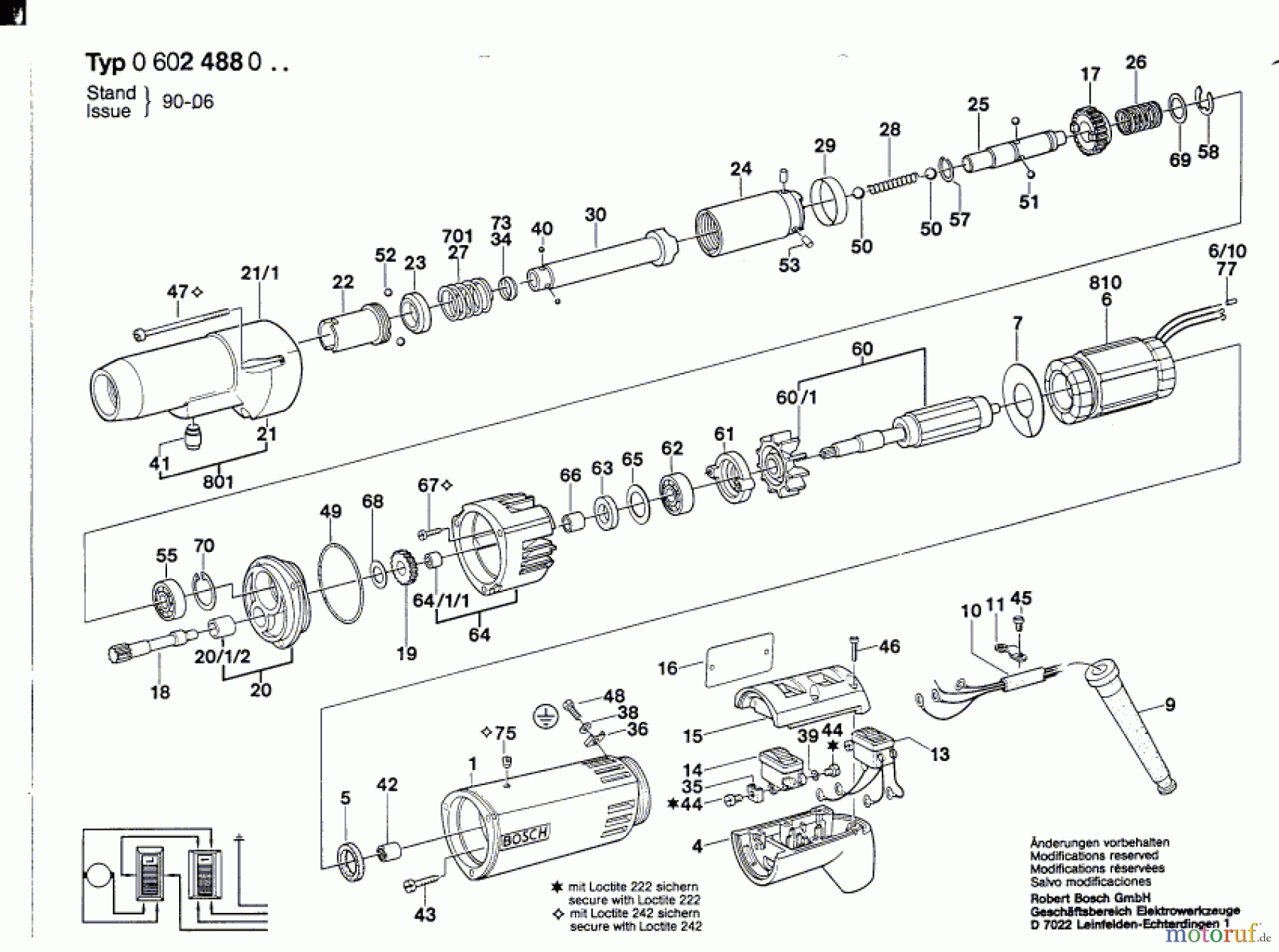 Bosch Werkzeug Hf-Abschaltschrauber ---- Seite 1