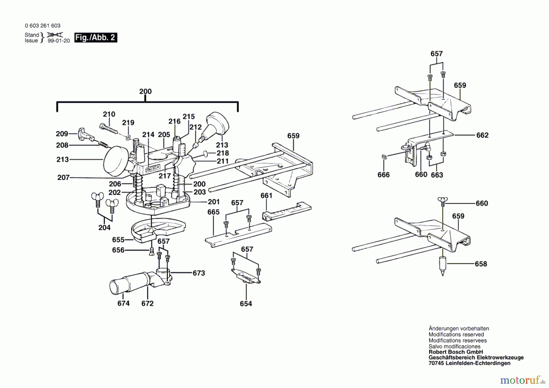  Bosch Werkzeug Oberfräse POF 600 ACE Seite 2