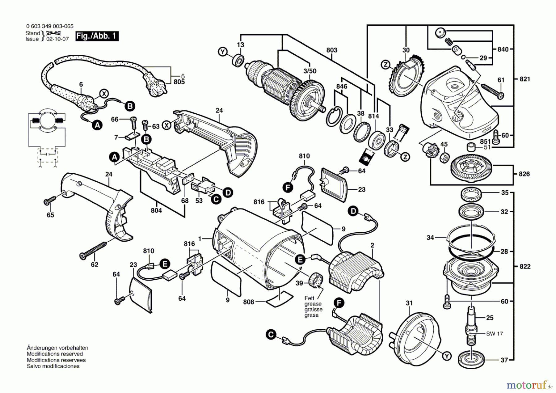  Bosch Werkzeug Winkelschleifer PWS 1800 Seite 1
