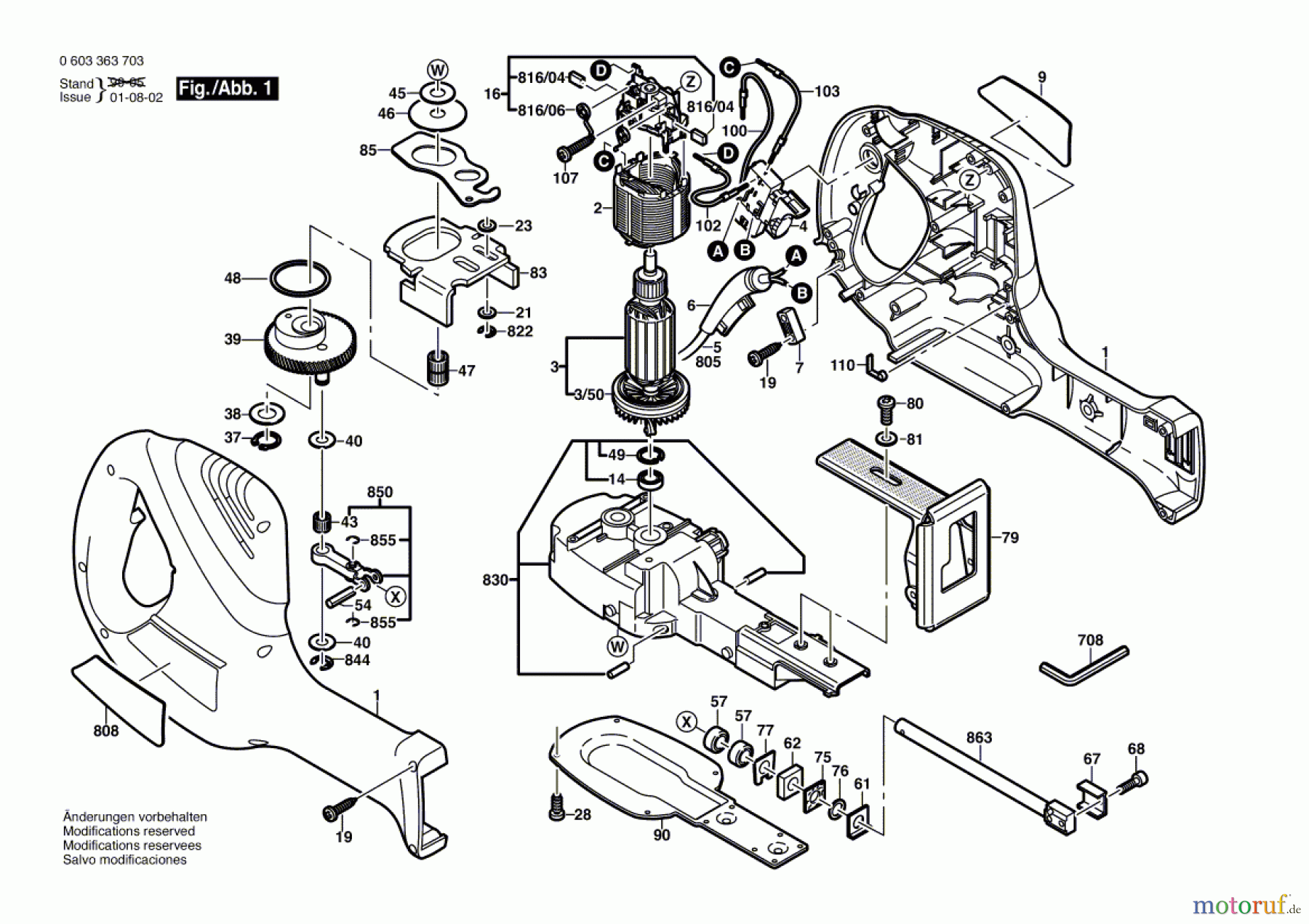  Bosch Werkzeug Fuchsschwanz PFZ 600 E Seite 1