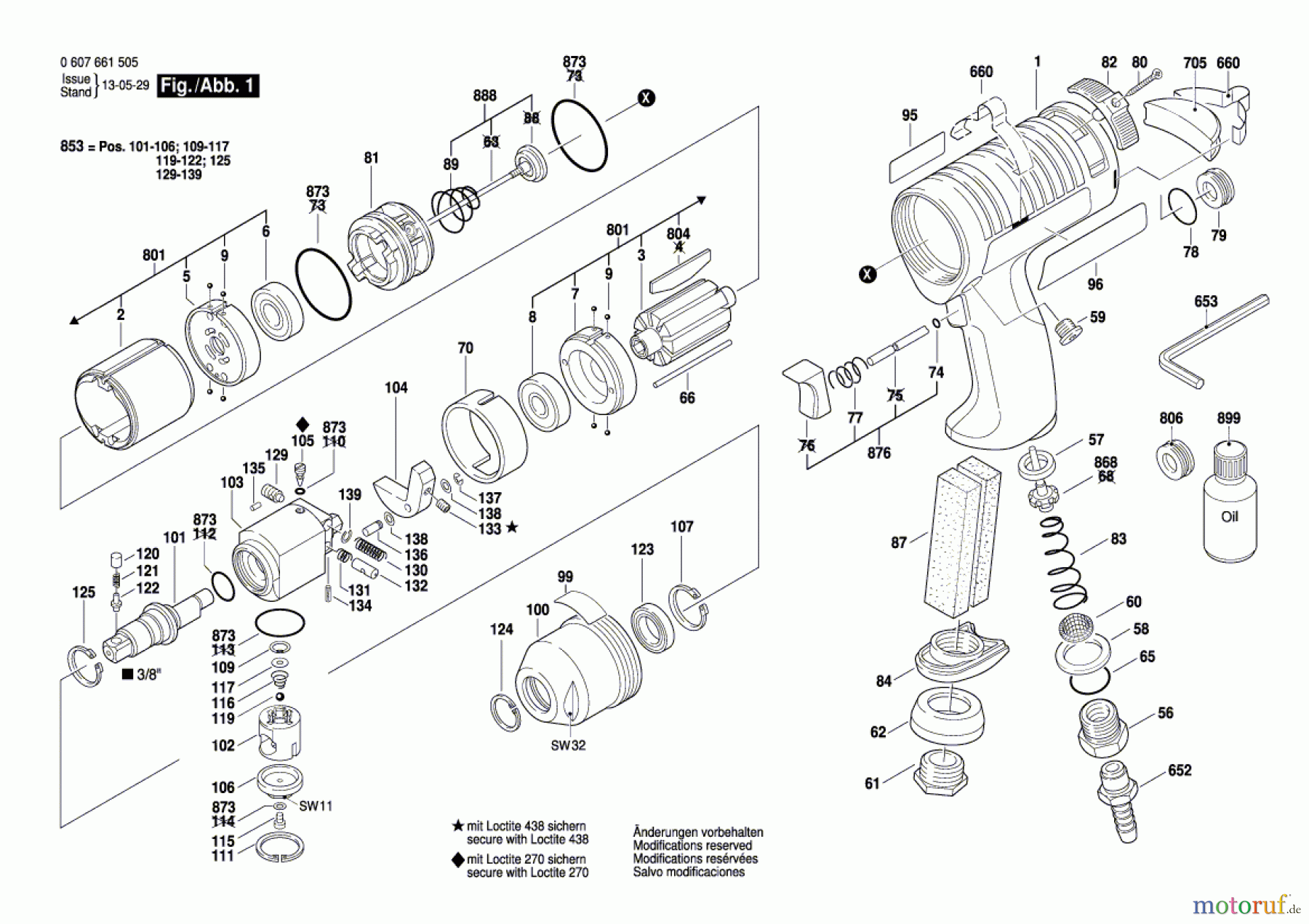  Bosch Werkzeug Impulsschrauber 250 WATT-SERIE Seite 1