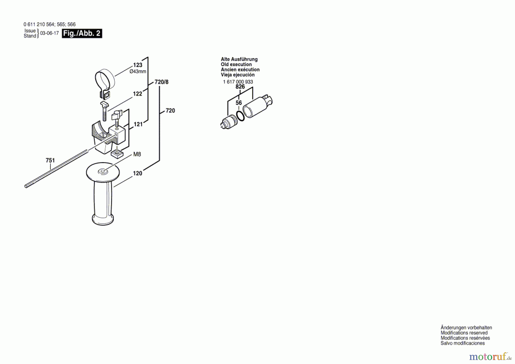  Bosch Werkzeug Gw-Bohrhammer DB 500 Seite 2