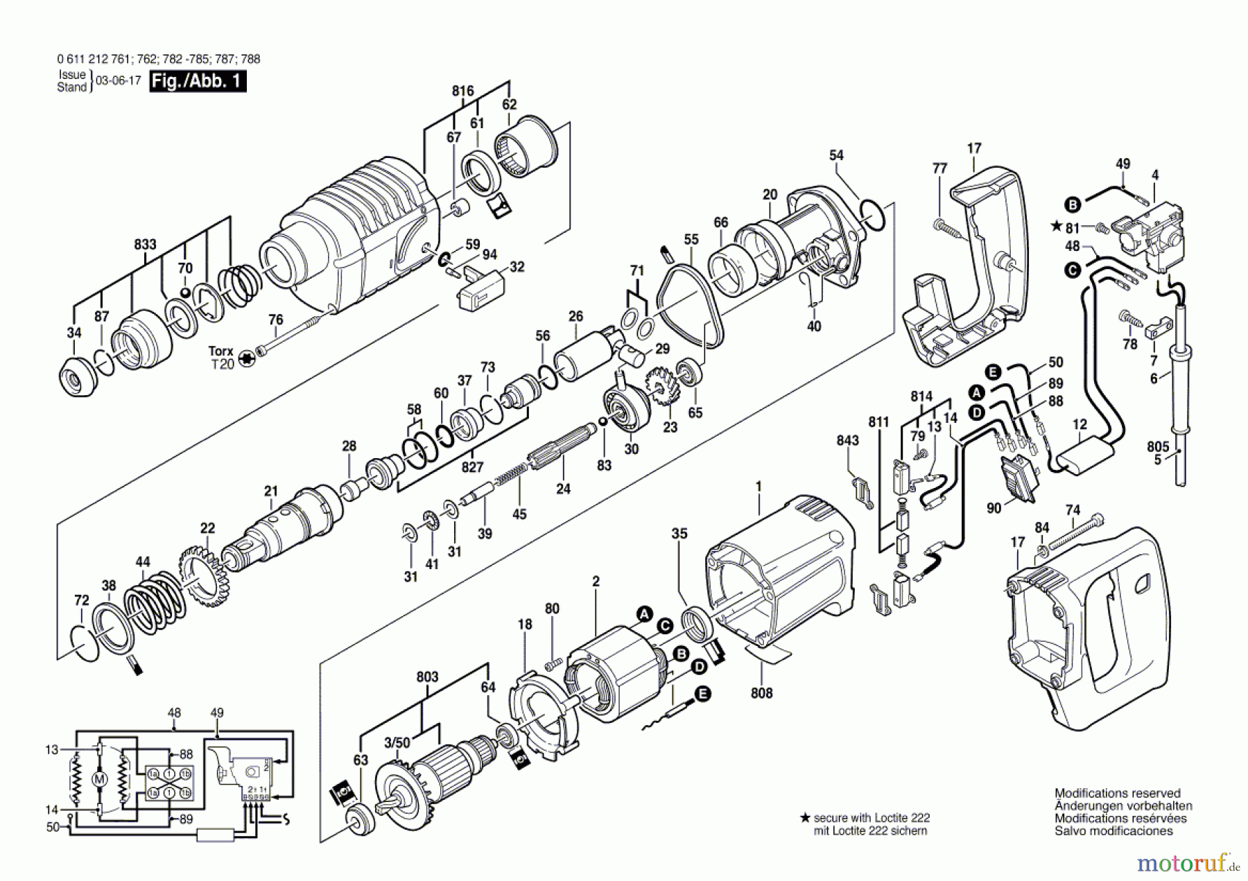  Bosch Werkzeug Gw-Bohrhammer 510 Seite 1