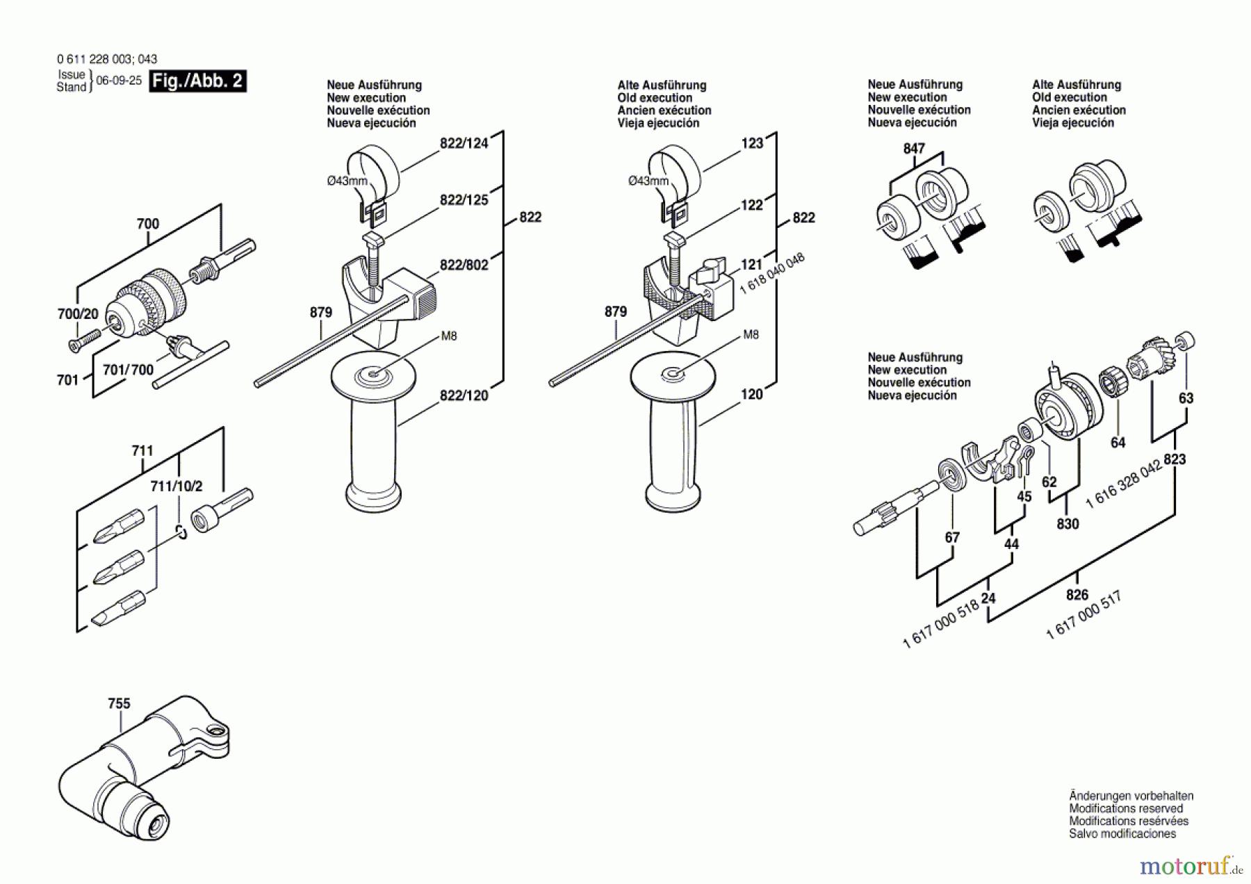  Bosch Werkzeug Bohrhammer GBH 2-24 DS Seite 2