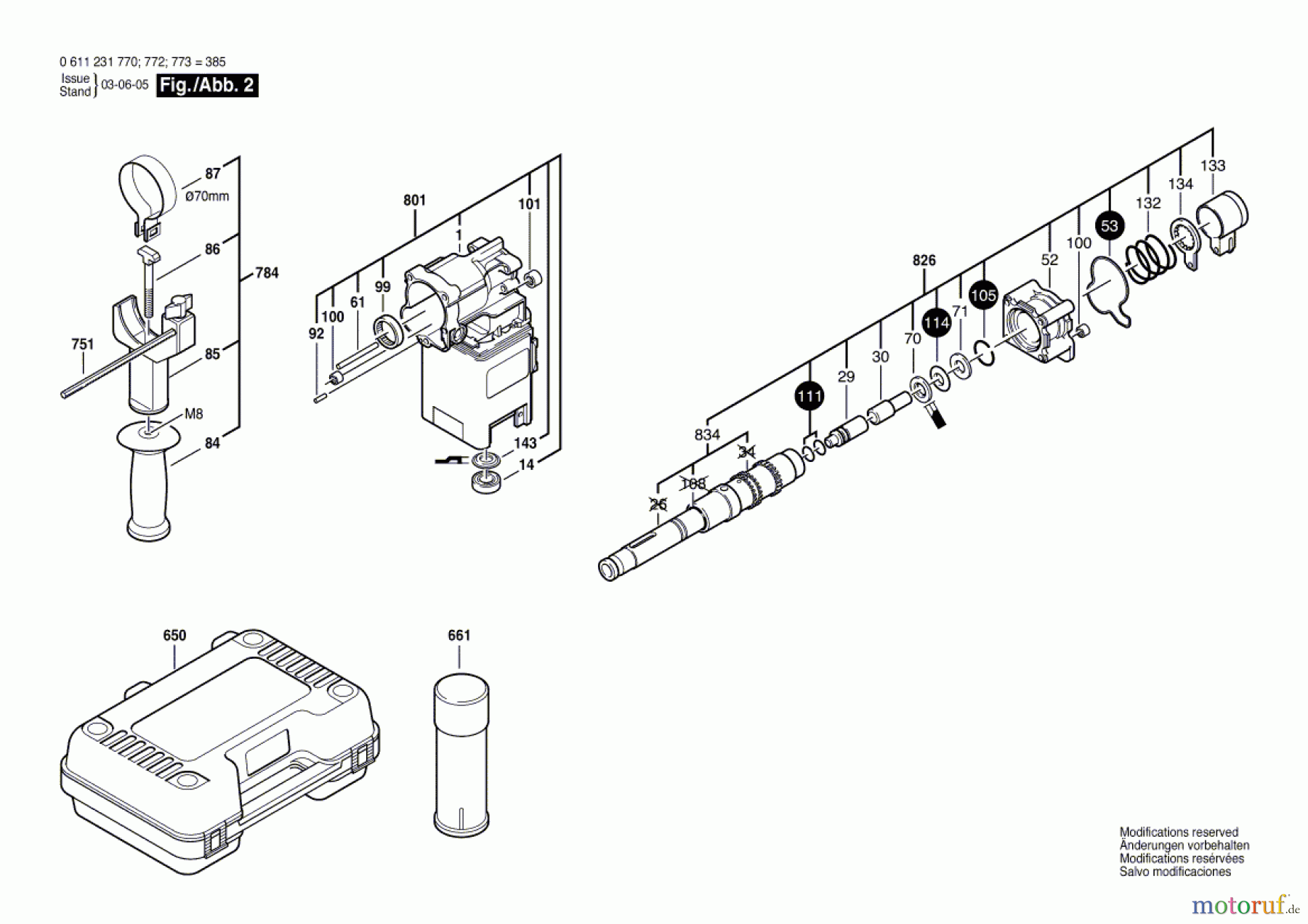  Bosch Werkzeug Bohrhammer 385 Seite 2