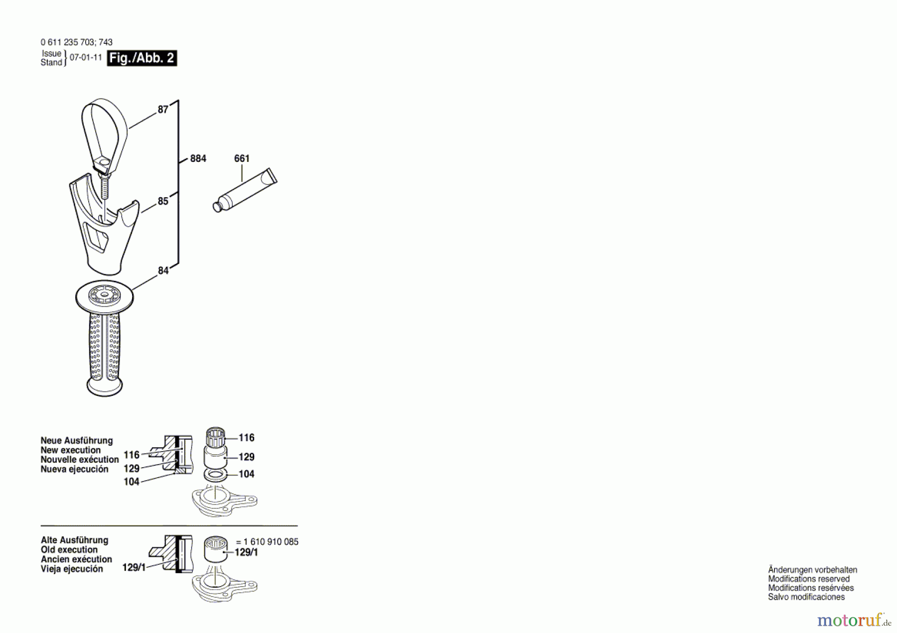  Bosch Werkzeug Bohrhammer GBH 7 DE Seite 2