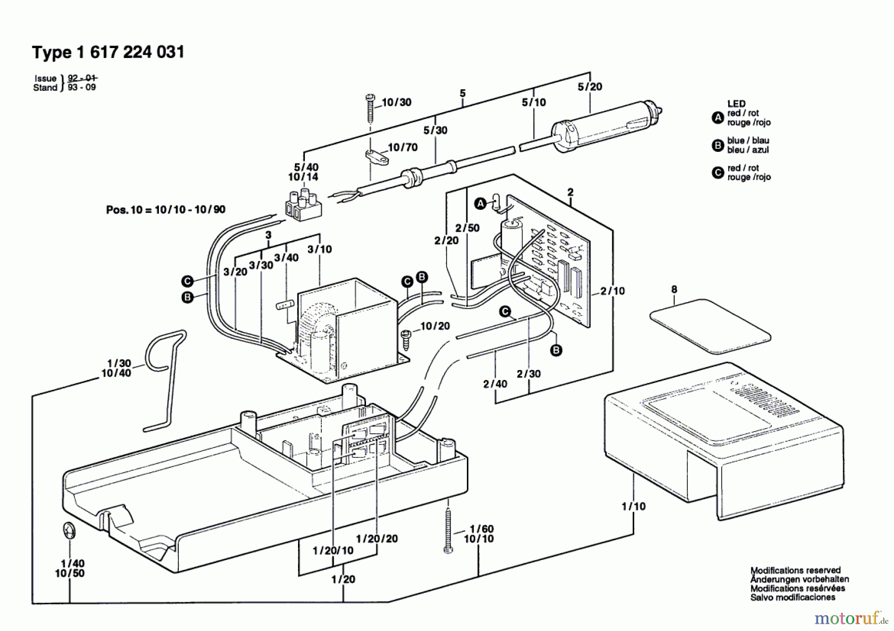 Bosch Werkzeug Batterie-Ladegerät ---- Seite 1