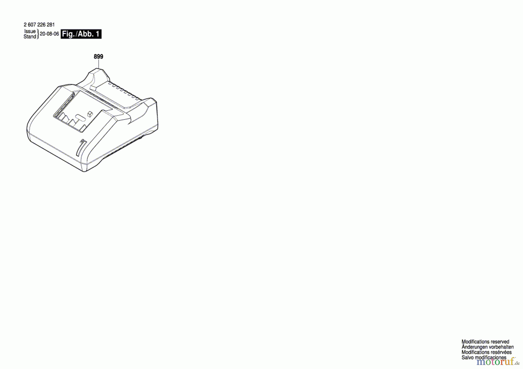  Bosch Werkzeug Schnell-Lader Ladegerät Seite 1