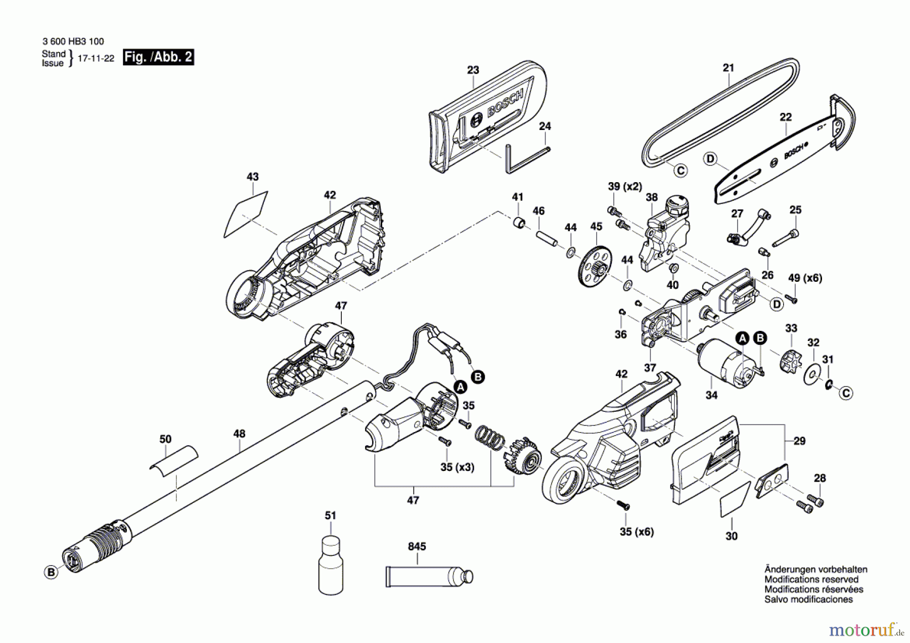 Bosch Gartengeräte Hochentaster UniversalChainPole 18 Seite 2
