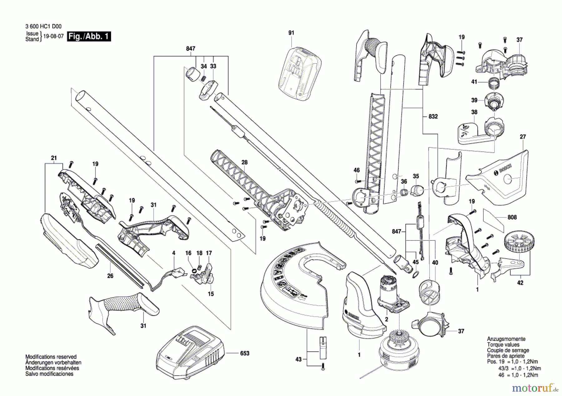  Bosch Gartengeräte Rasentrimmer UniversalGrassCut 18-260 Seite 1