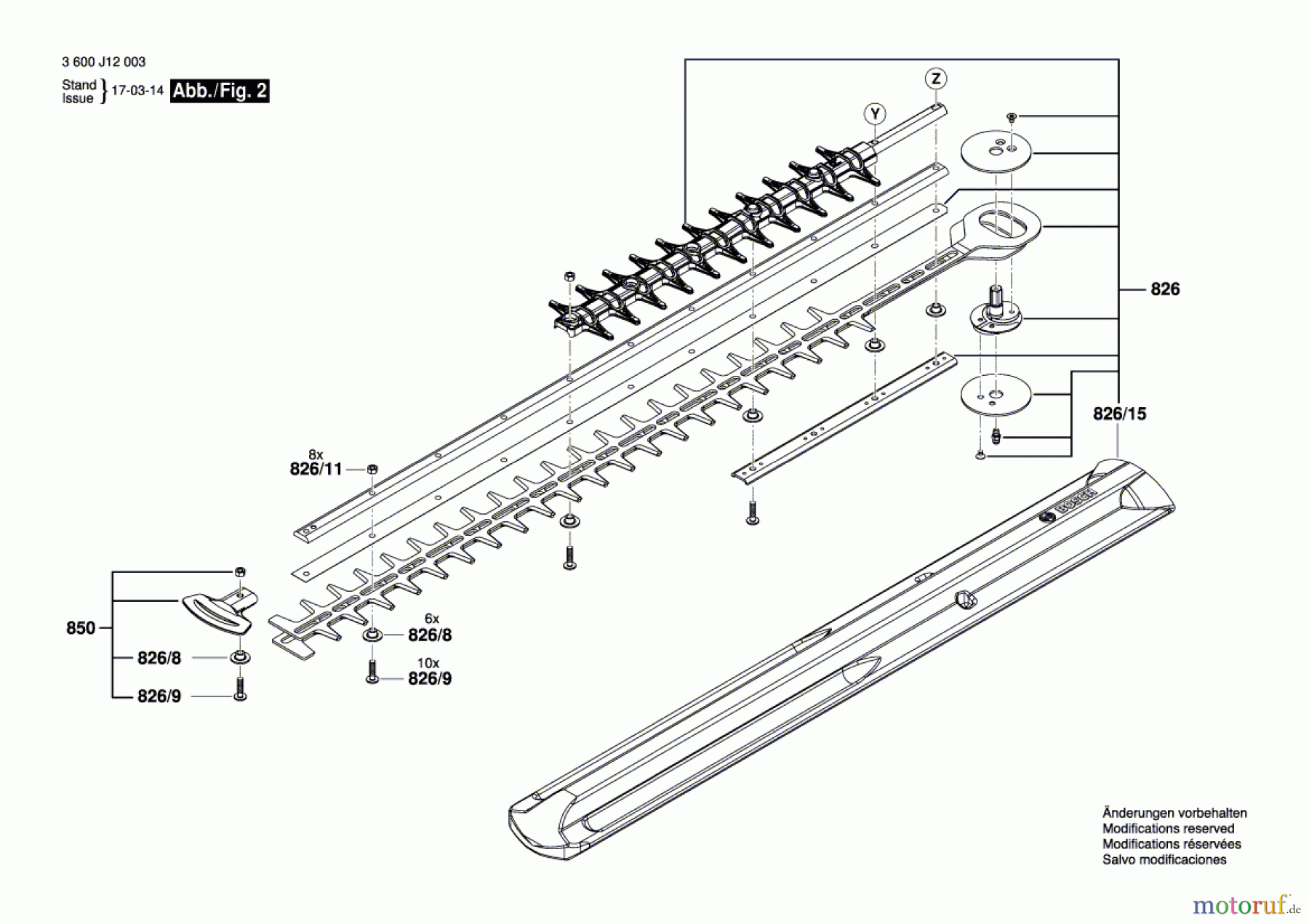  Bosch Gartengeräte Heckenschere HC70-PRO R Seite 2