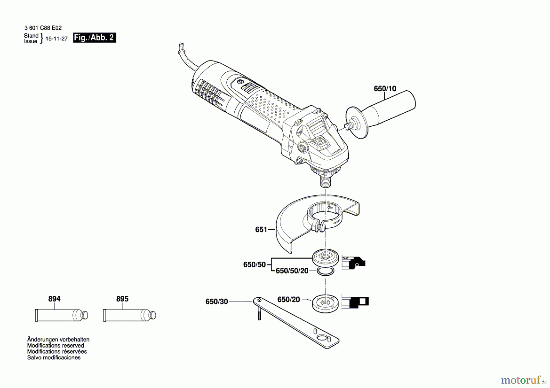  Bosch Werkzeug Winkelschleifer WKS 125-2 Seite 2