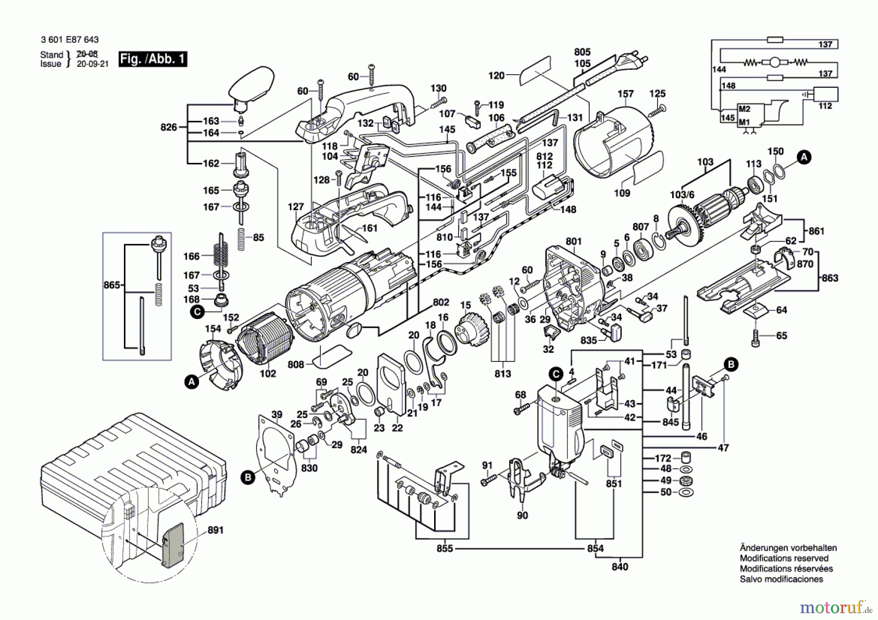  Bosch Werkzeug Stichsäge GST 85 PBE Seite 1