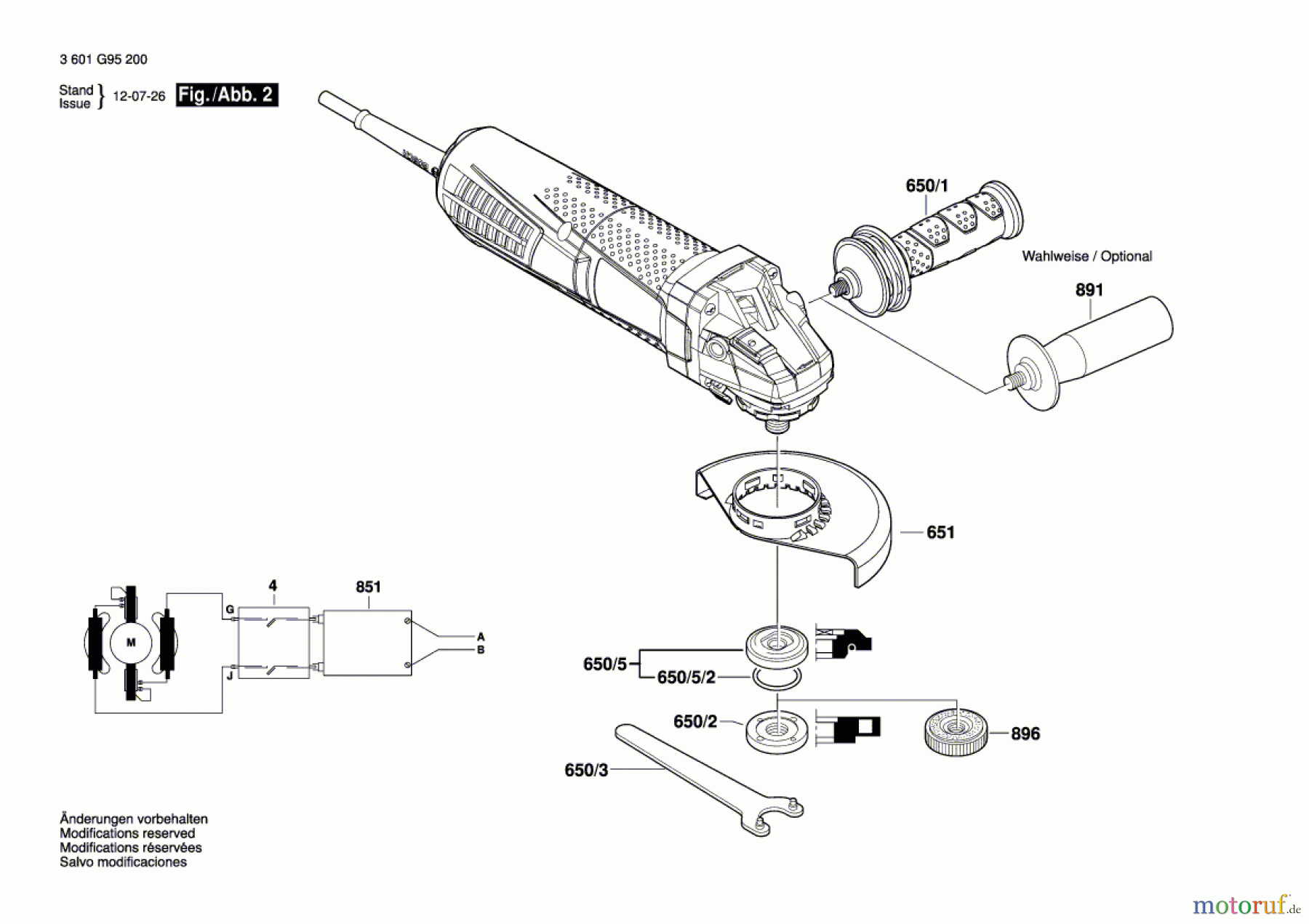 Bosch Werkzeug Winkelschleifer GWS 15-125 CIP Seite 2